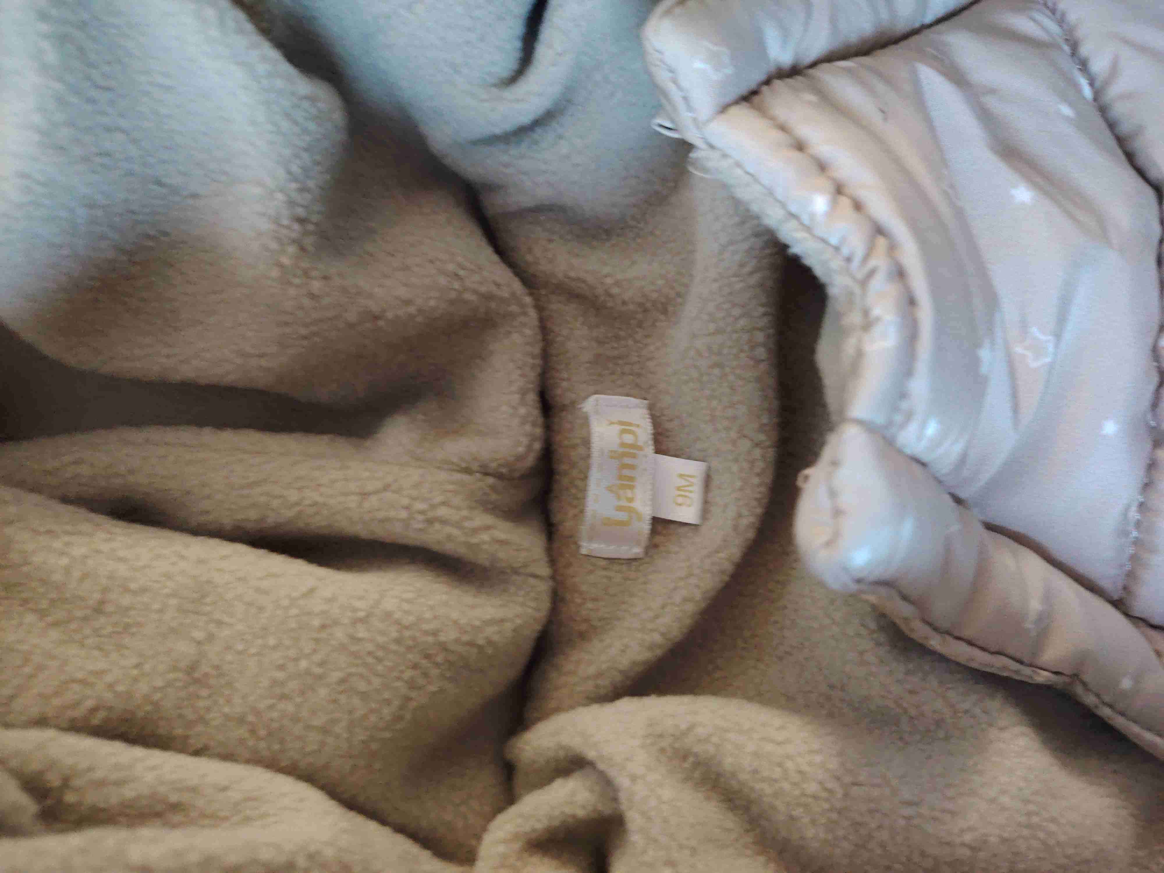 Saco de dormir para bebé beige - miniatura 3