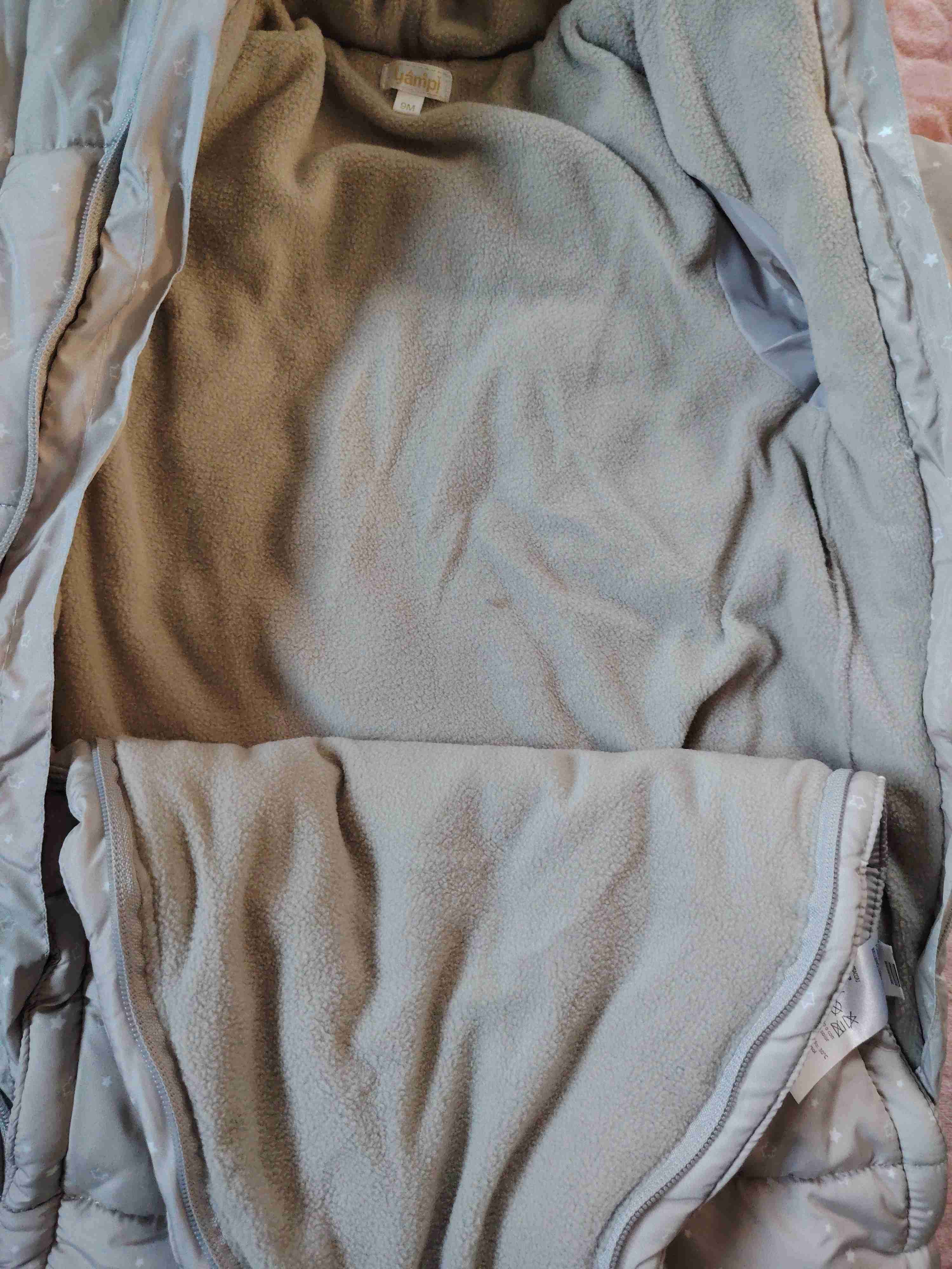 Saco de dormir para bebé beige - miniatura 5
