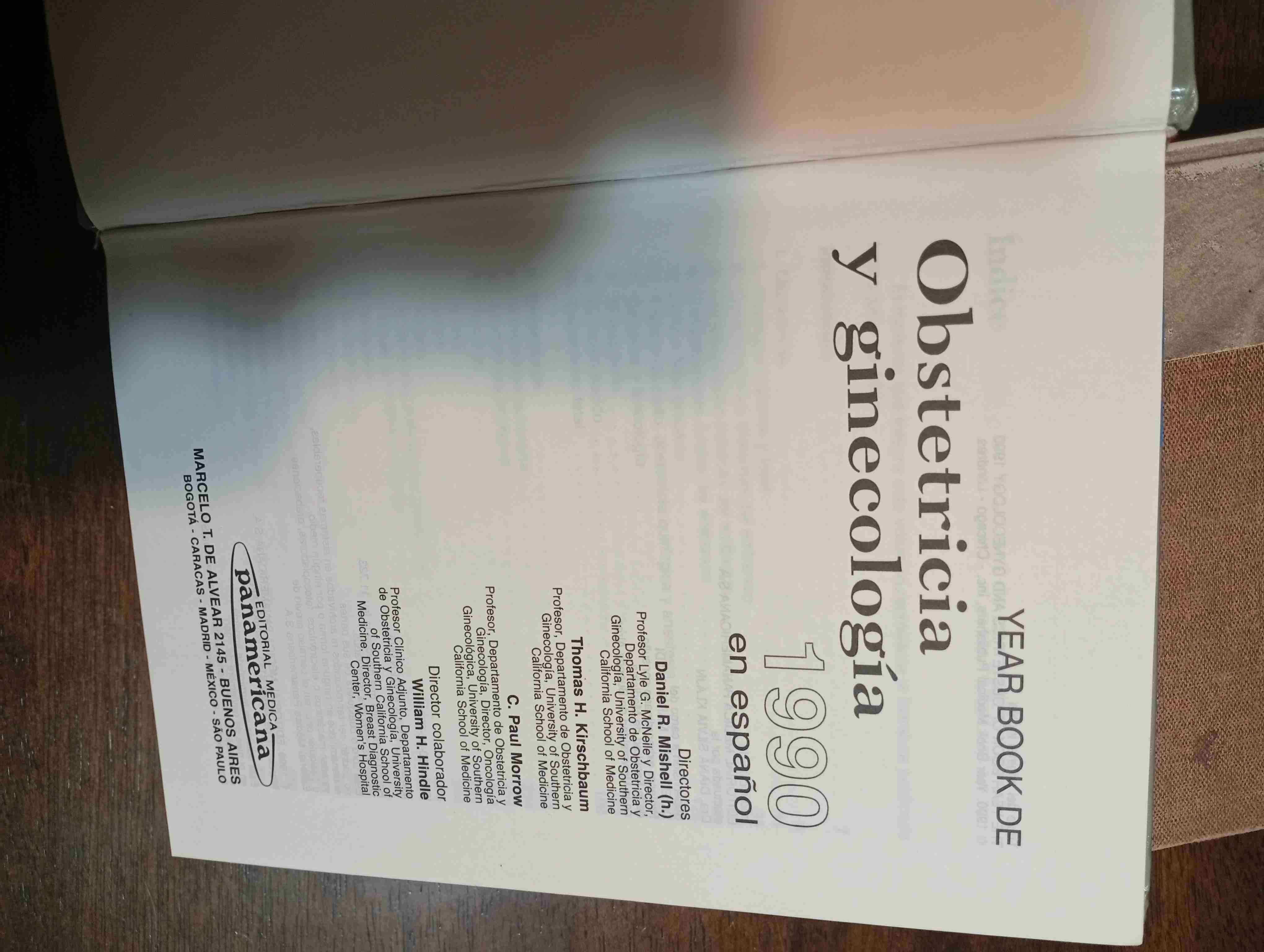 Libro Yearbook de Obstetricia 1990 - miniatura 2