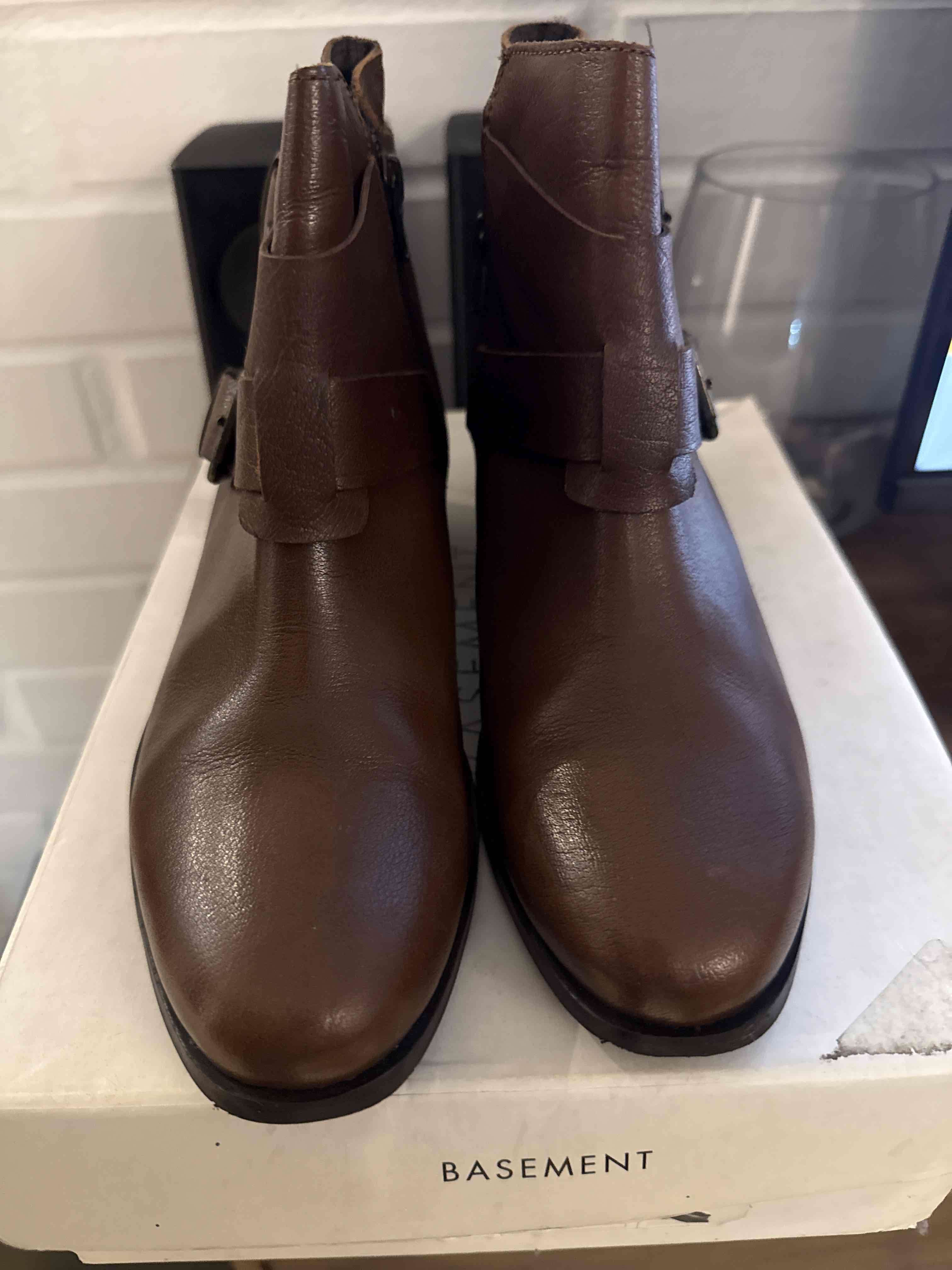 Botines marrones de cuero - miniatura 3
