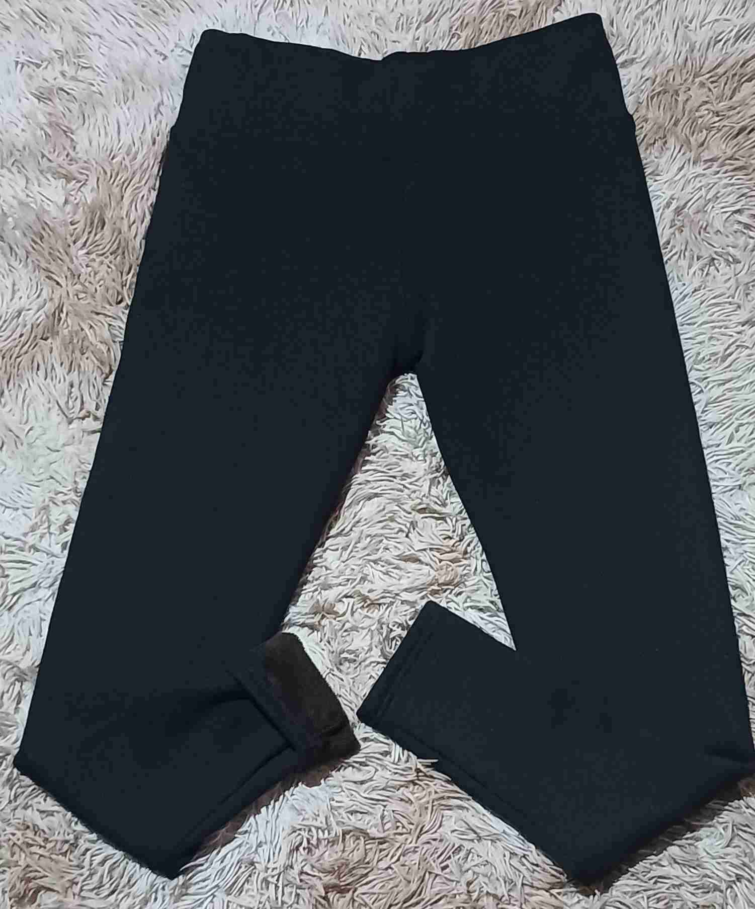 leggings negra con polar interior