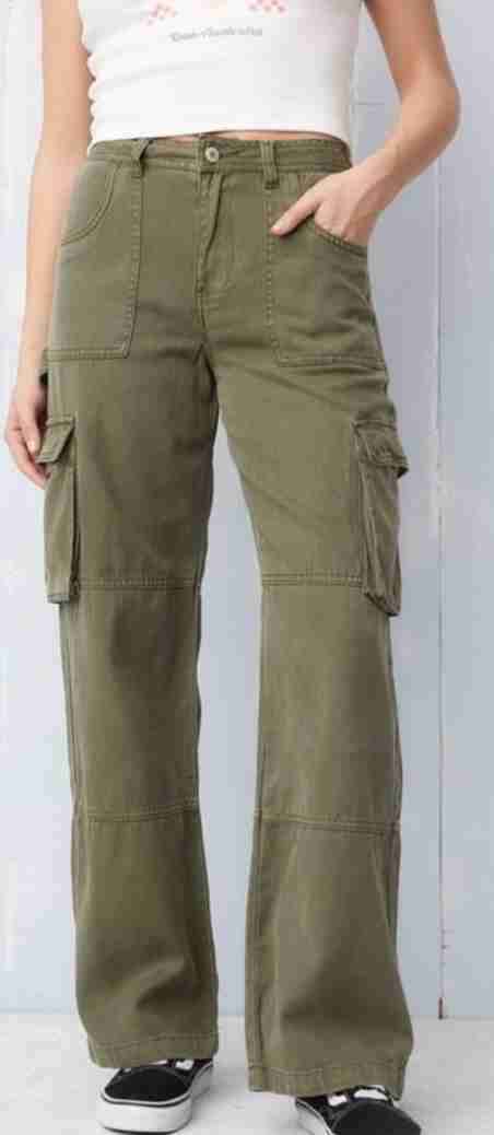 Pantalón cargo verde militar - miniatura 3