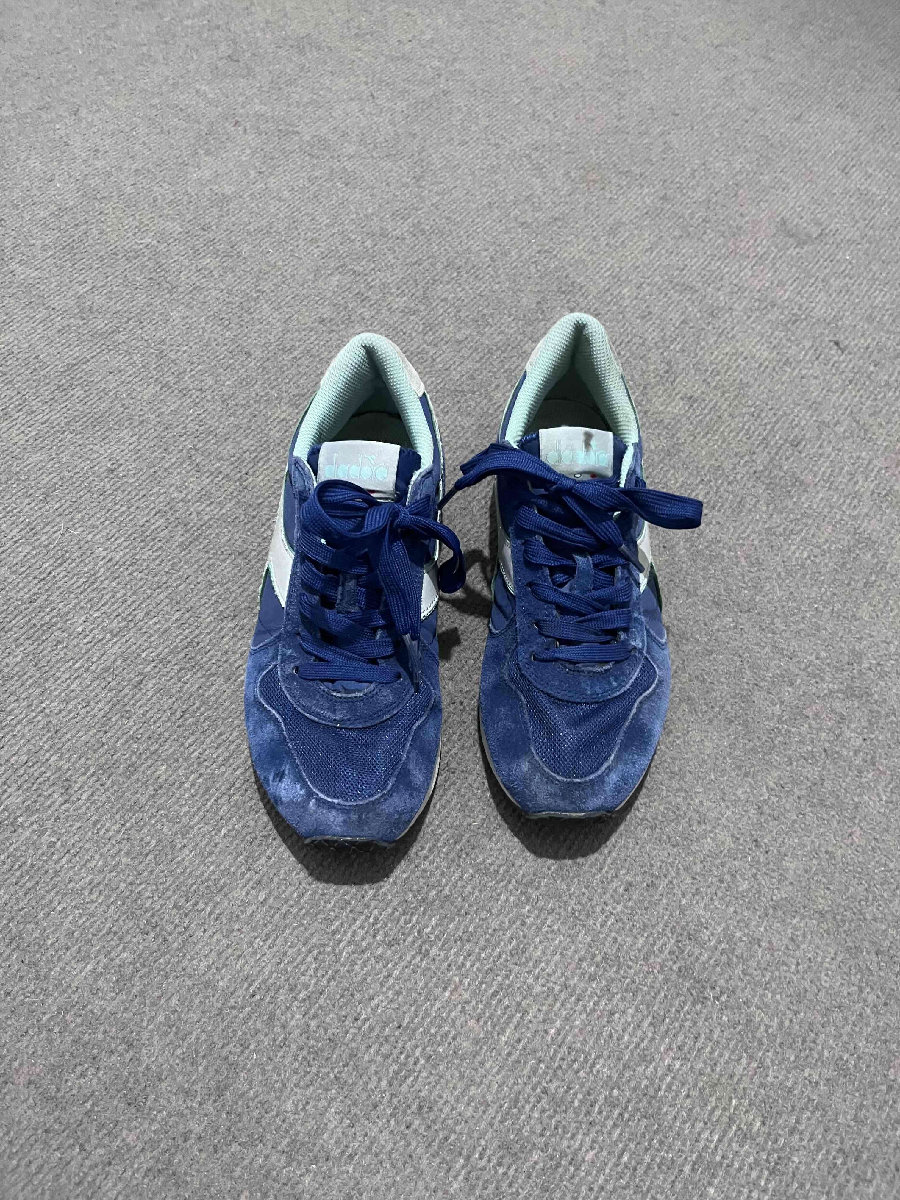 Zapatillas Diadora azul y blanco