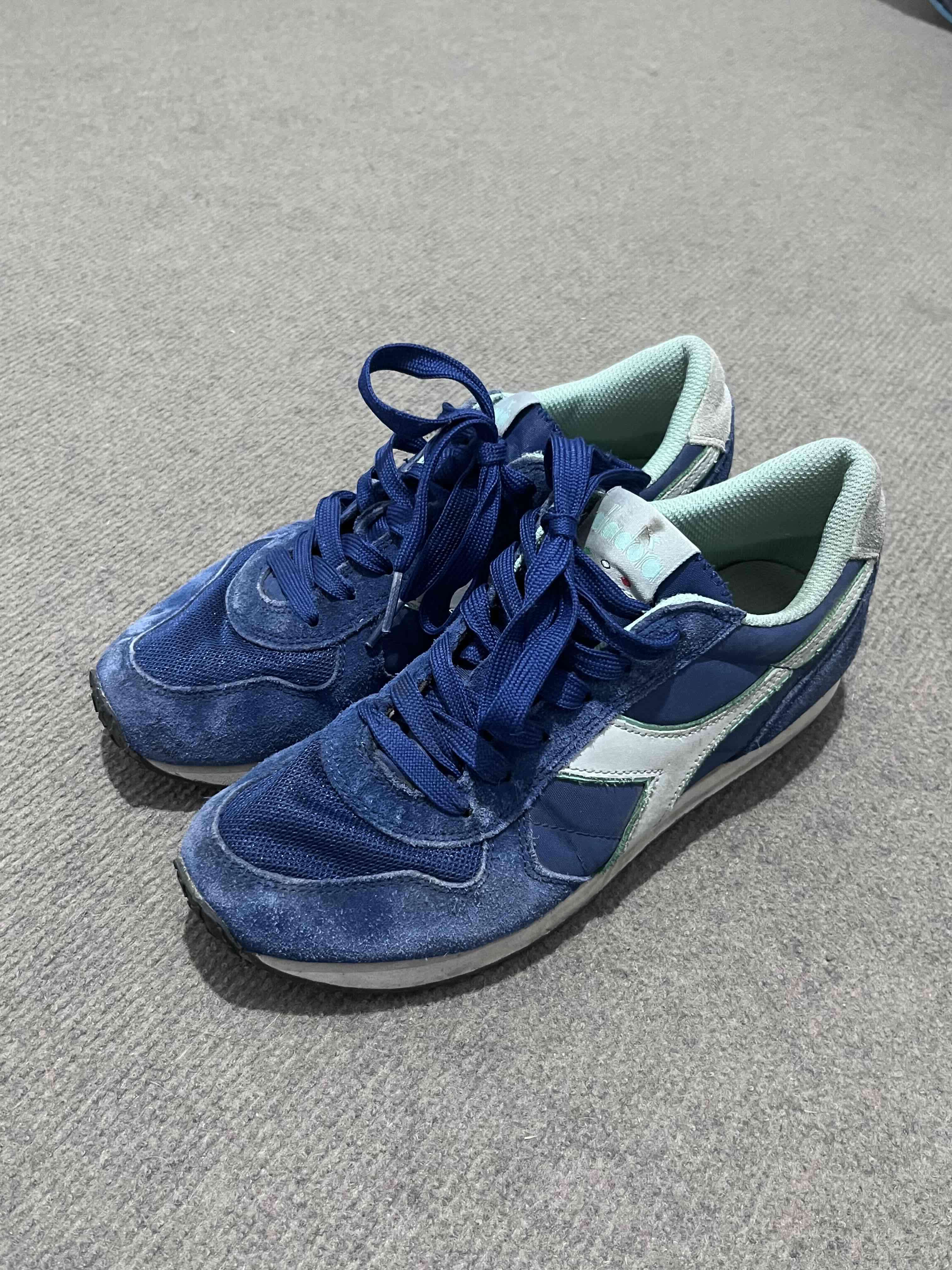 Zapatillas Diadora azul y blanco - miniatura 2