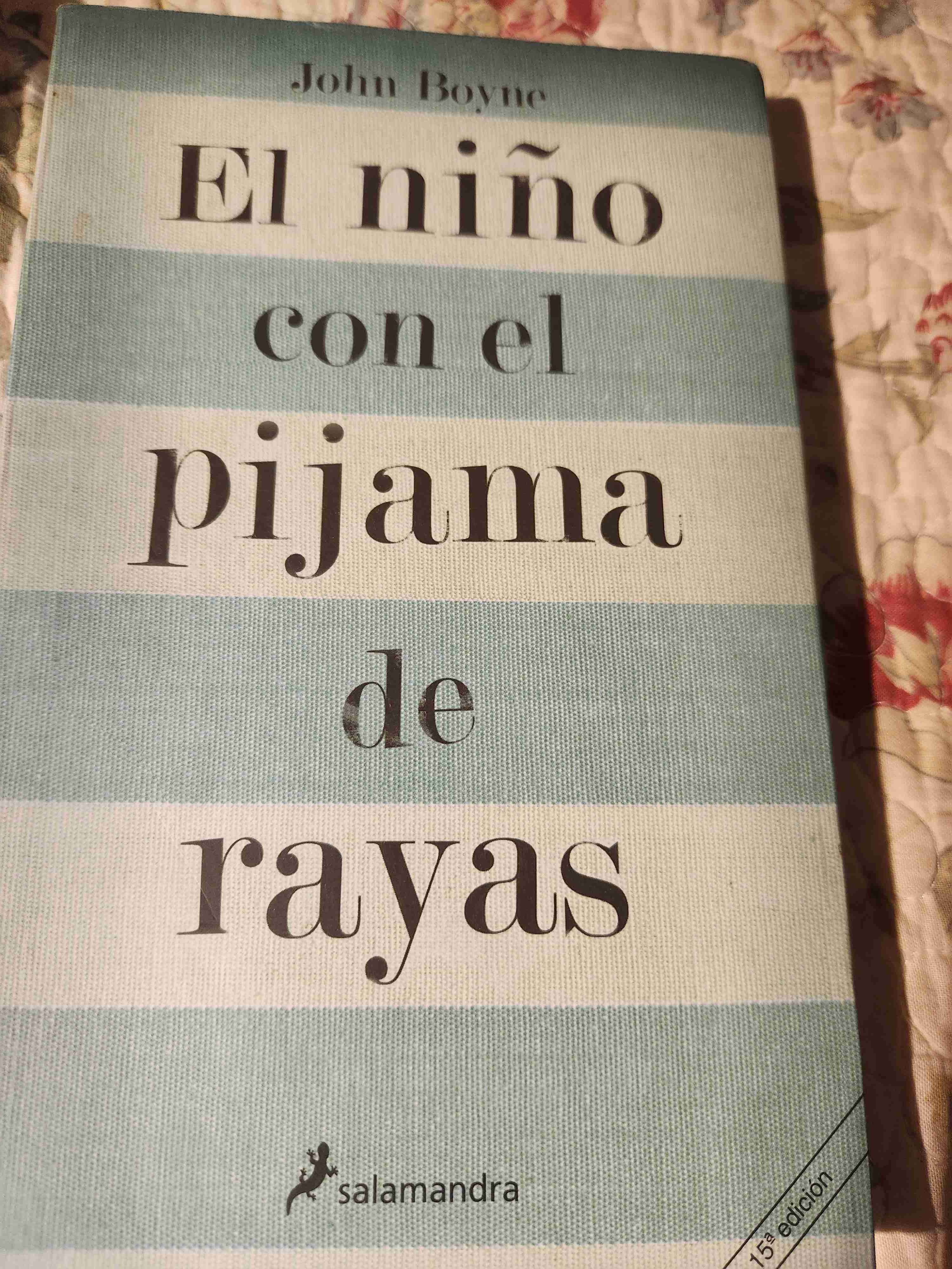 Libro El niño con el pijama de rayas