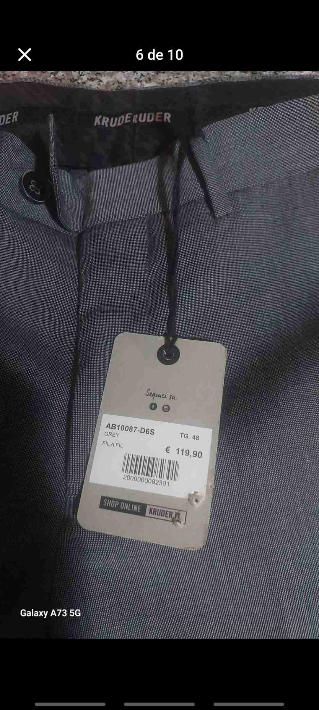 Traje formal gris oscuro - miniatura 4