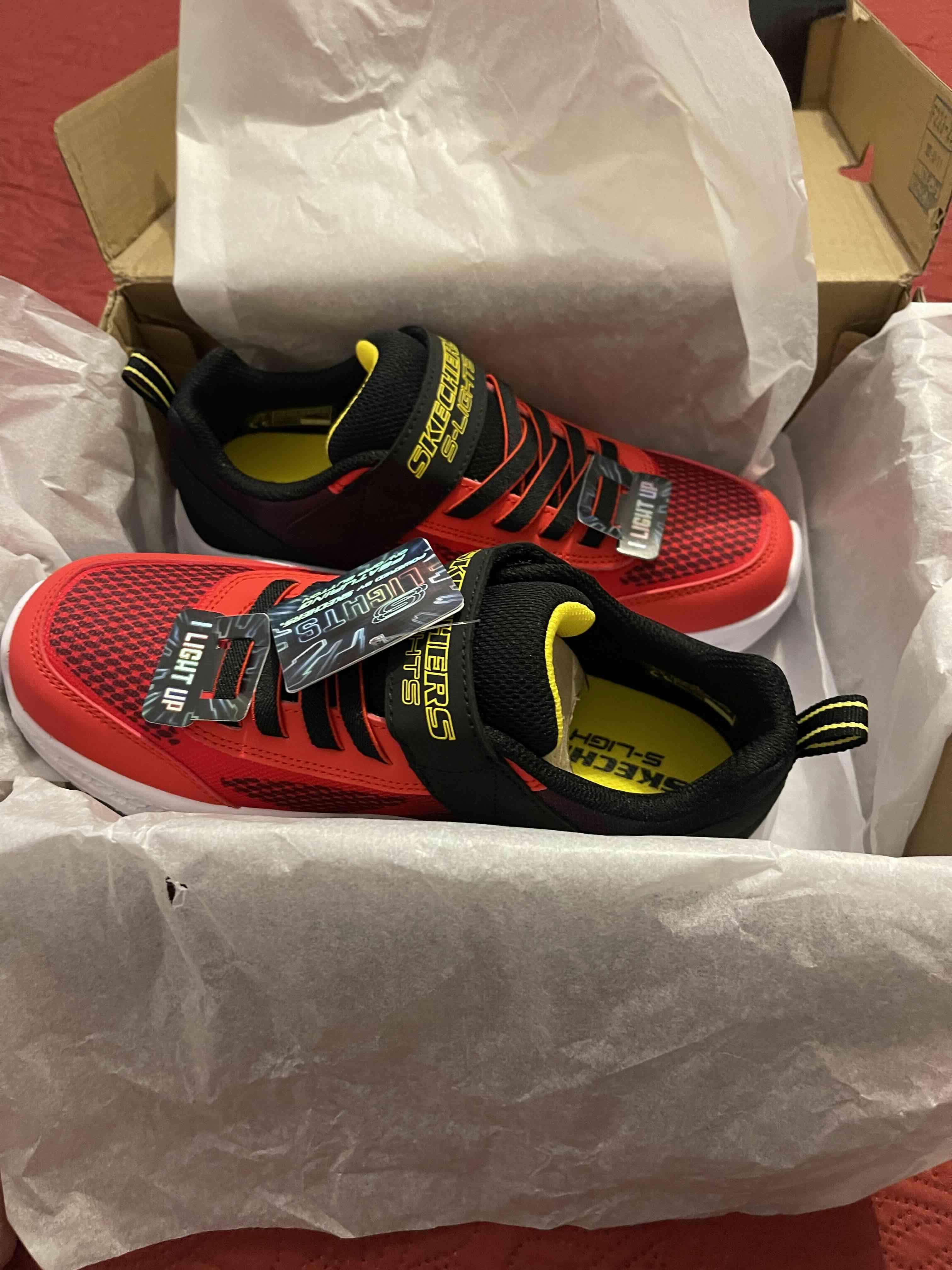Zapatillas Skechers rojas para niños - miniatura 1
