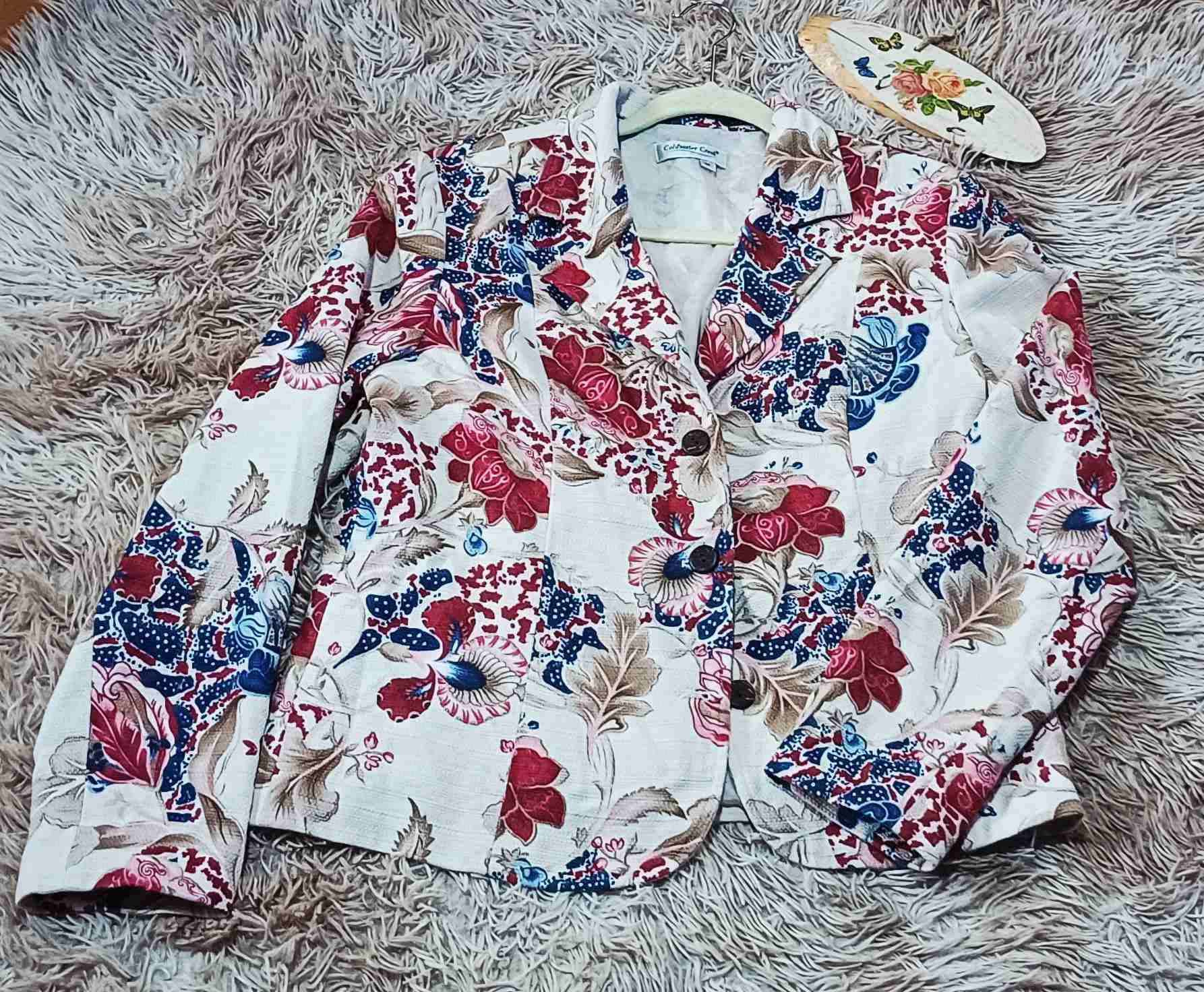 Blazer floral multicolor