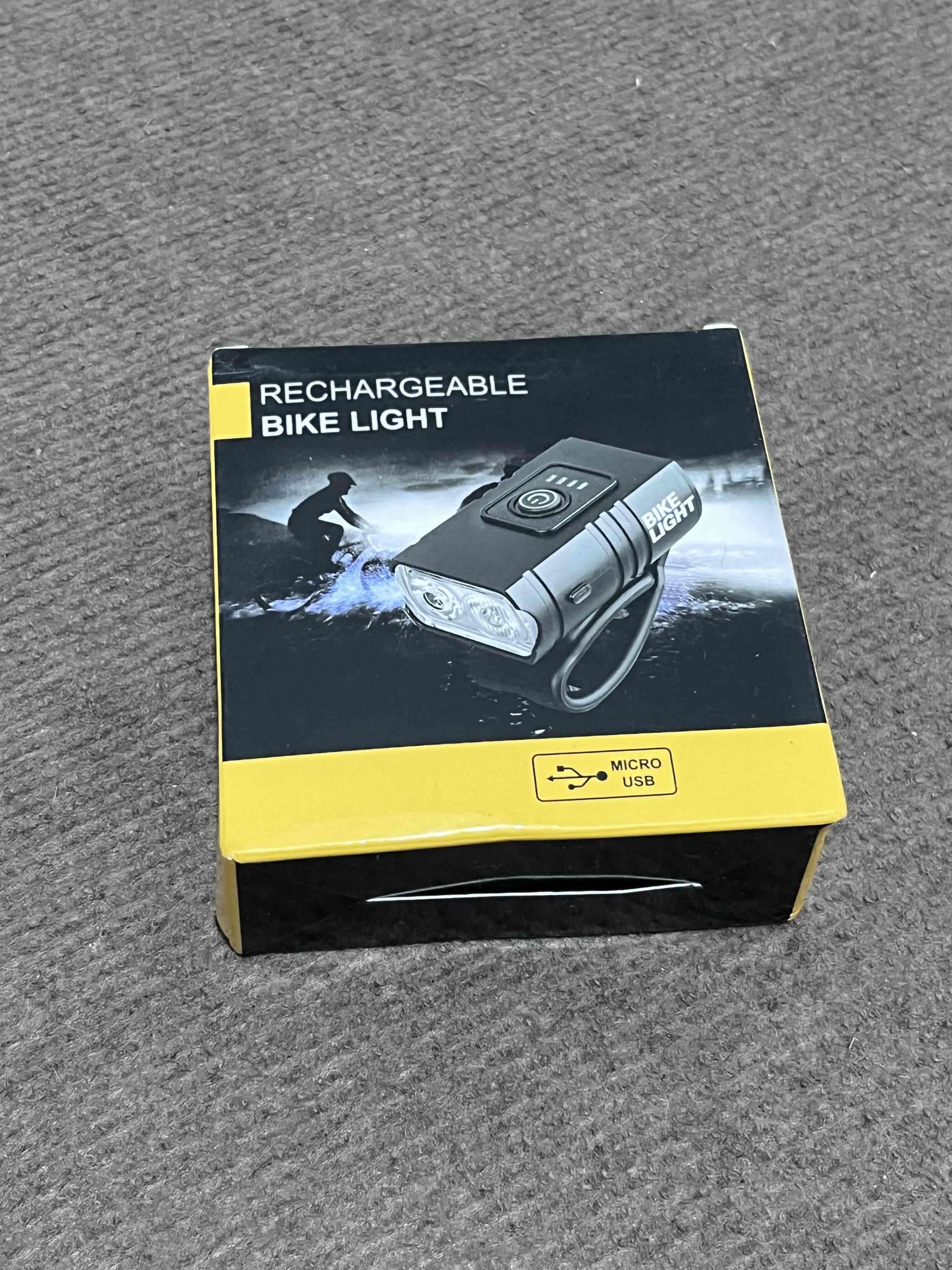 Luz recargable para bicicleta 1000 lumenes - miniatura 1