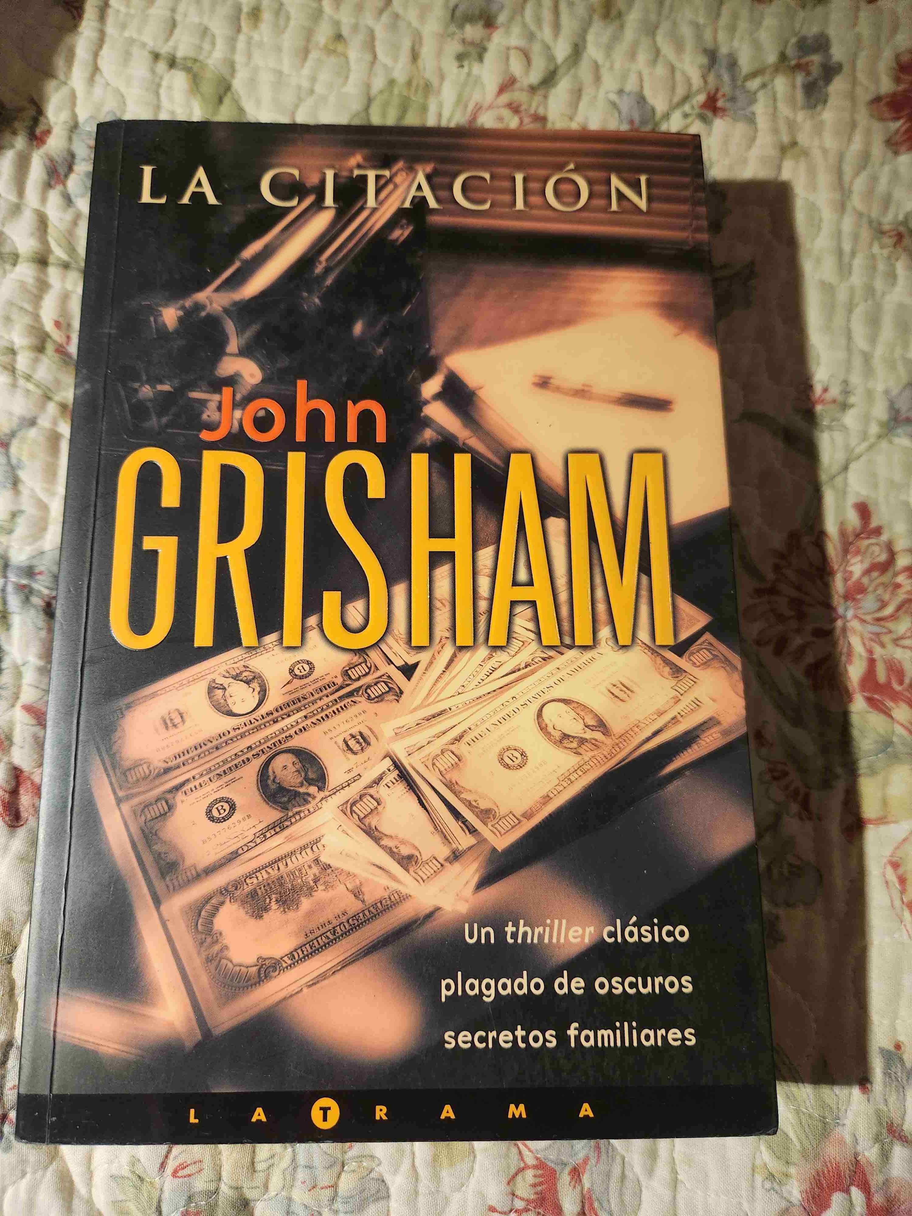 Libro 'La Citación' - John Grisham