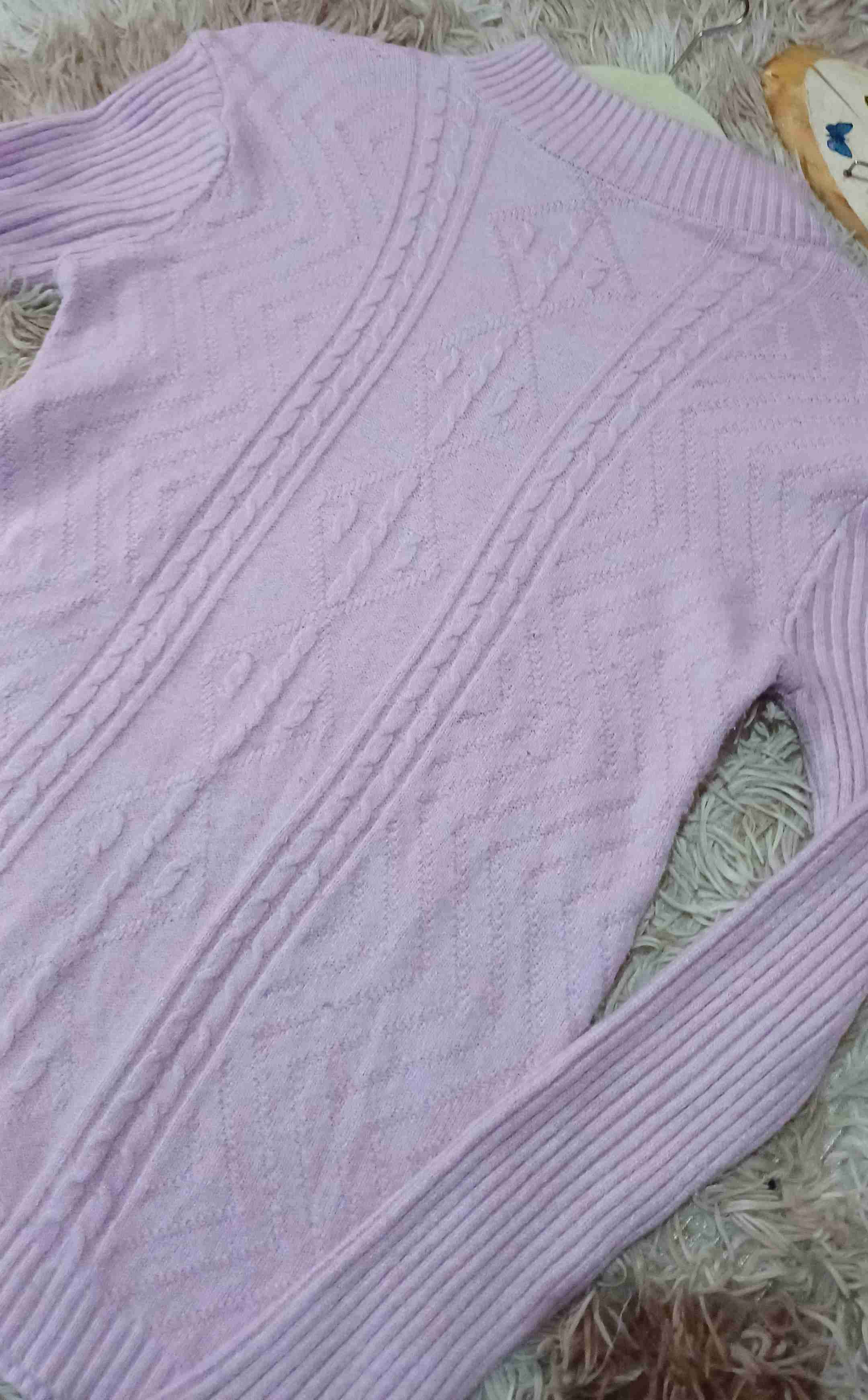 Sweater de lana lavanda - miniatura 2
