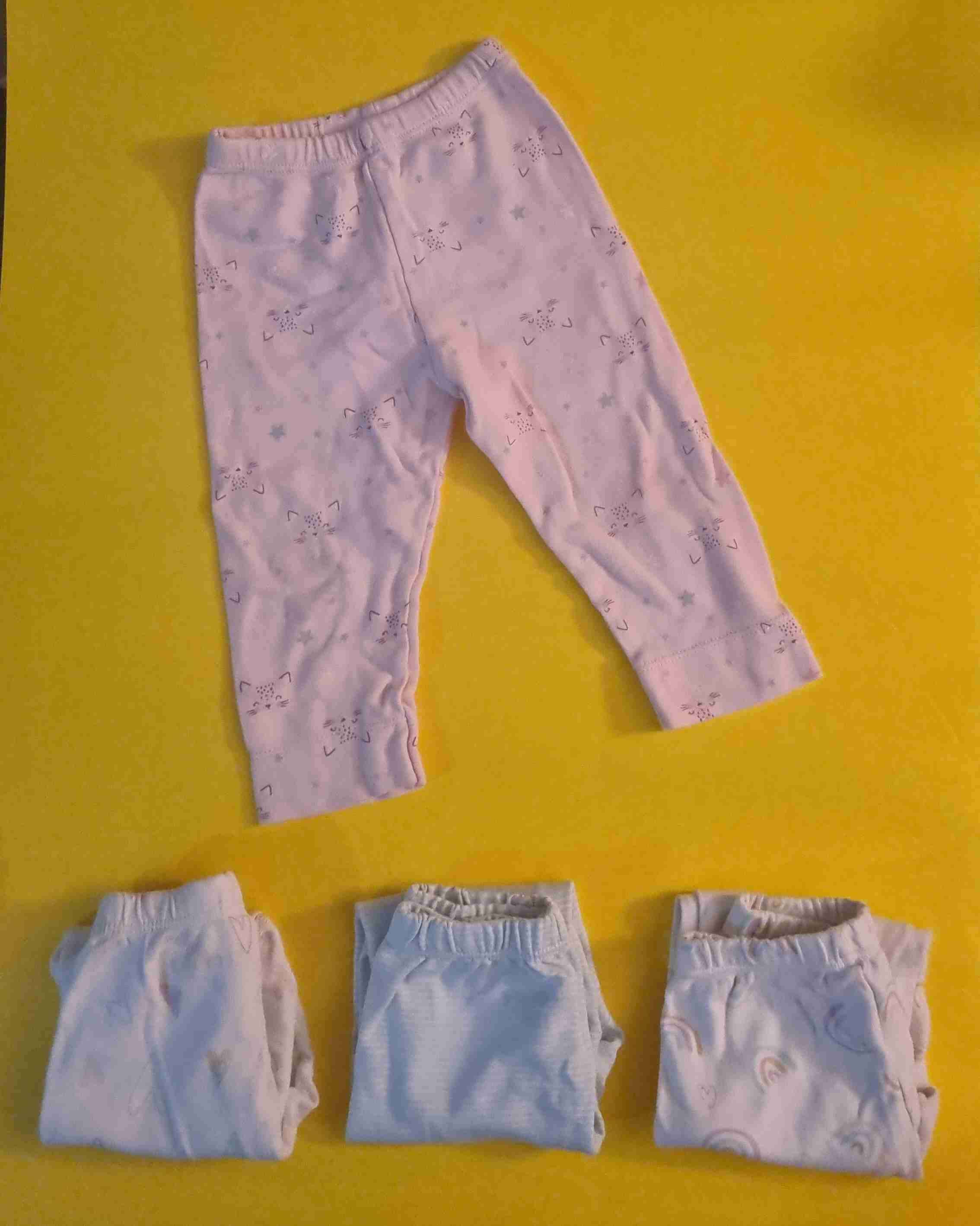 Pantalones de bebé estampados 12 meses