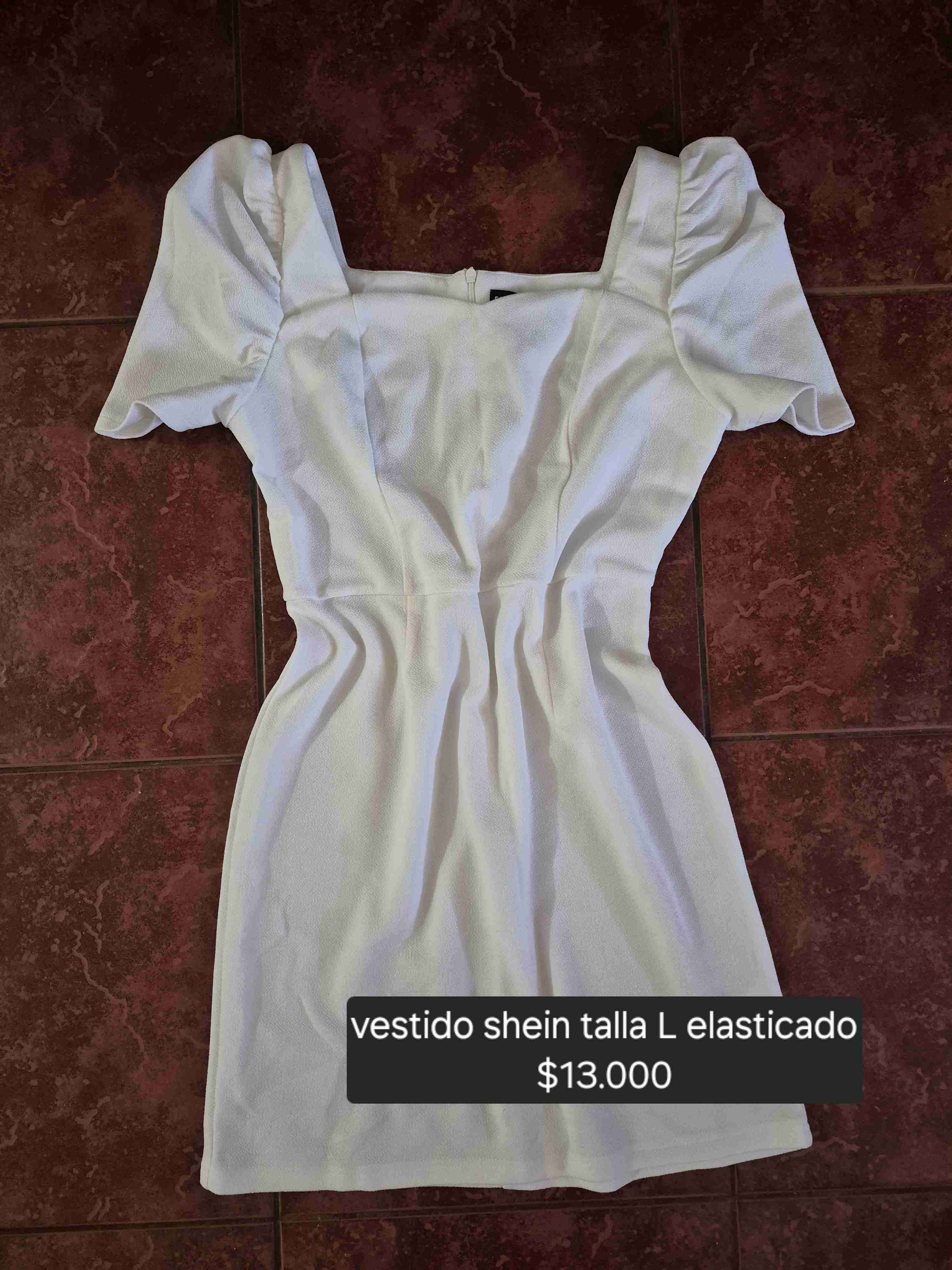 Vestido blanco Shein talla L
