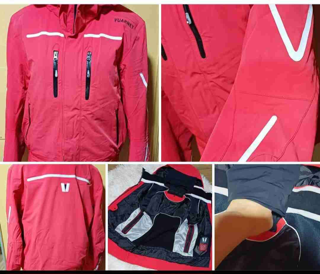 Chaqueta dama térmica roja para nieve o clima frio - miniatura 3