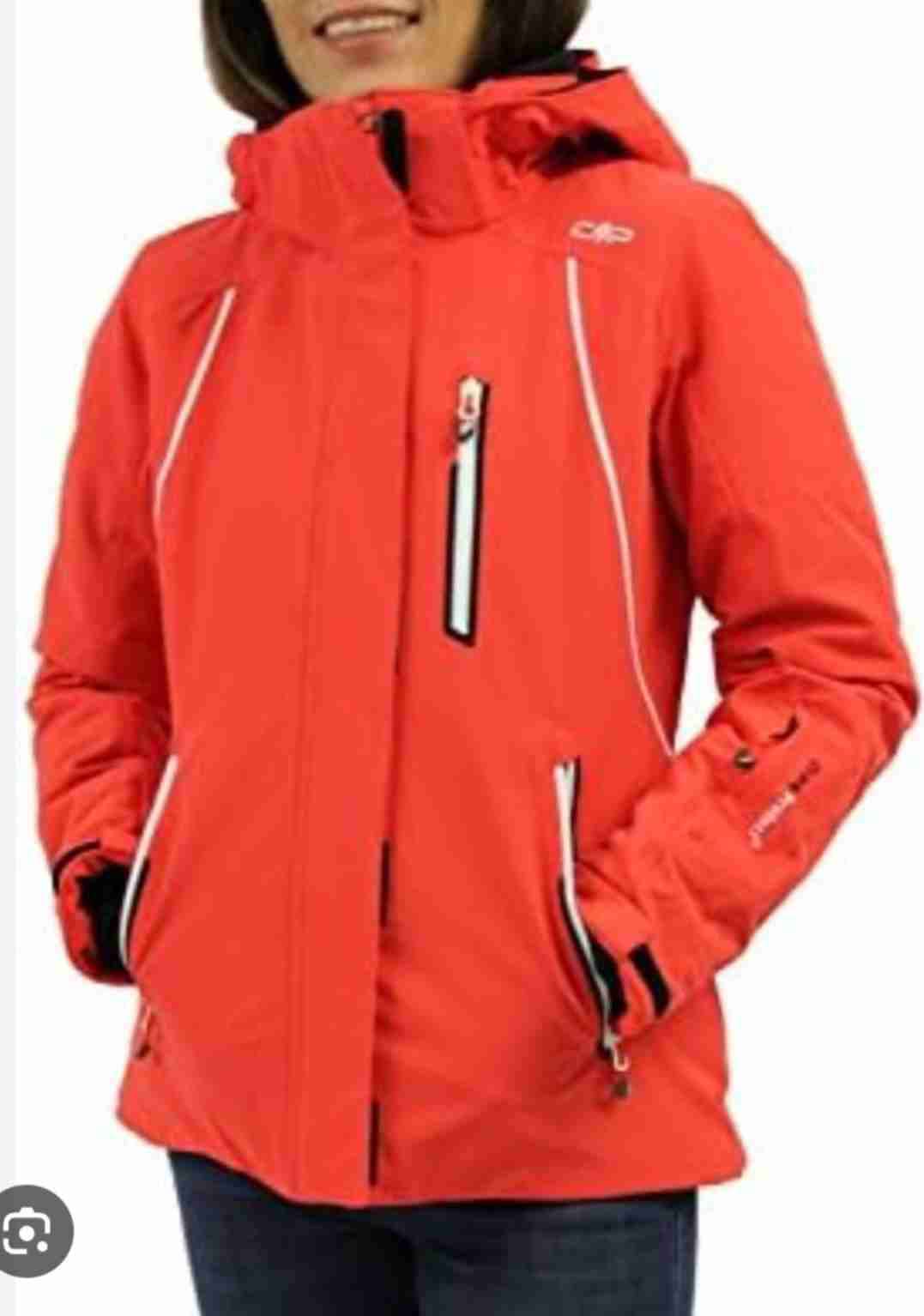 Chaqueta dama térmica roja para nieve o clima frio - miniatura 4