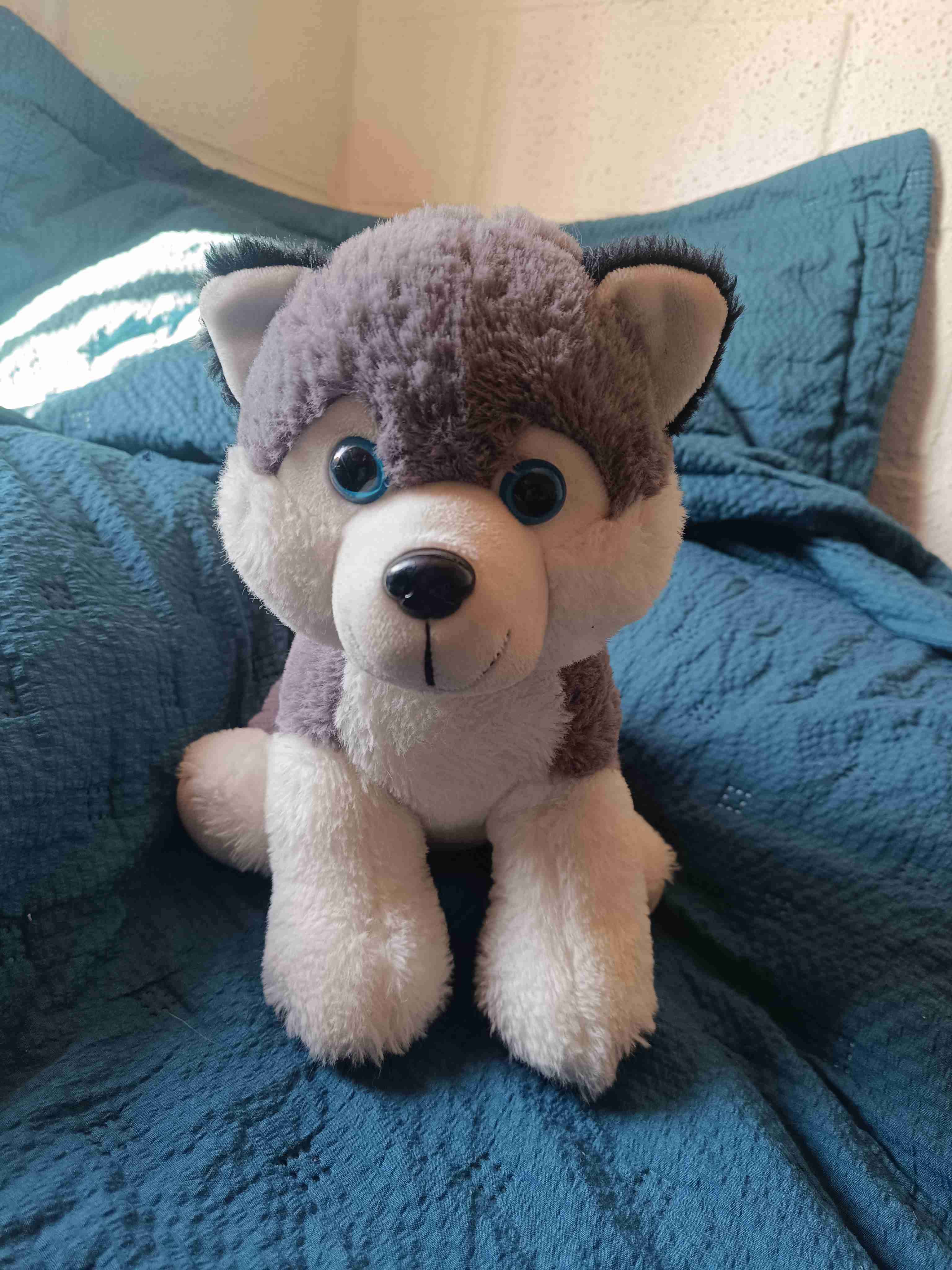 Peluche de perro husky