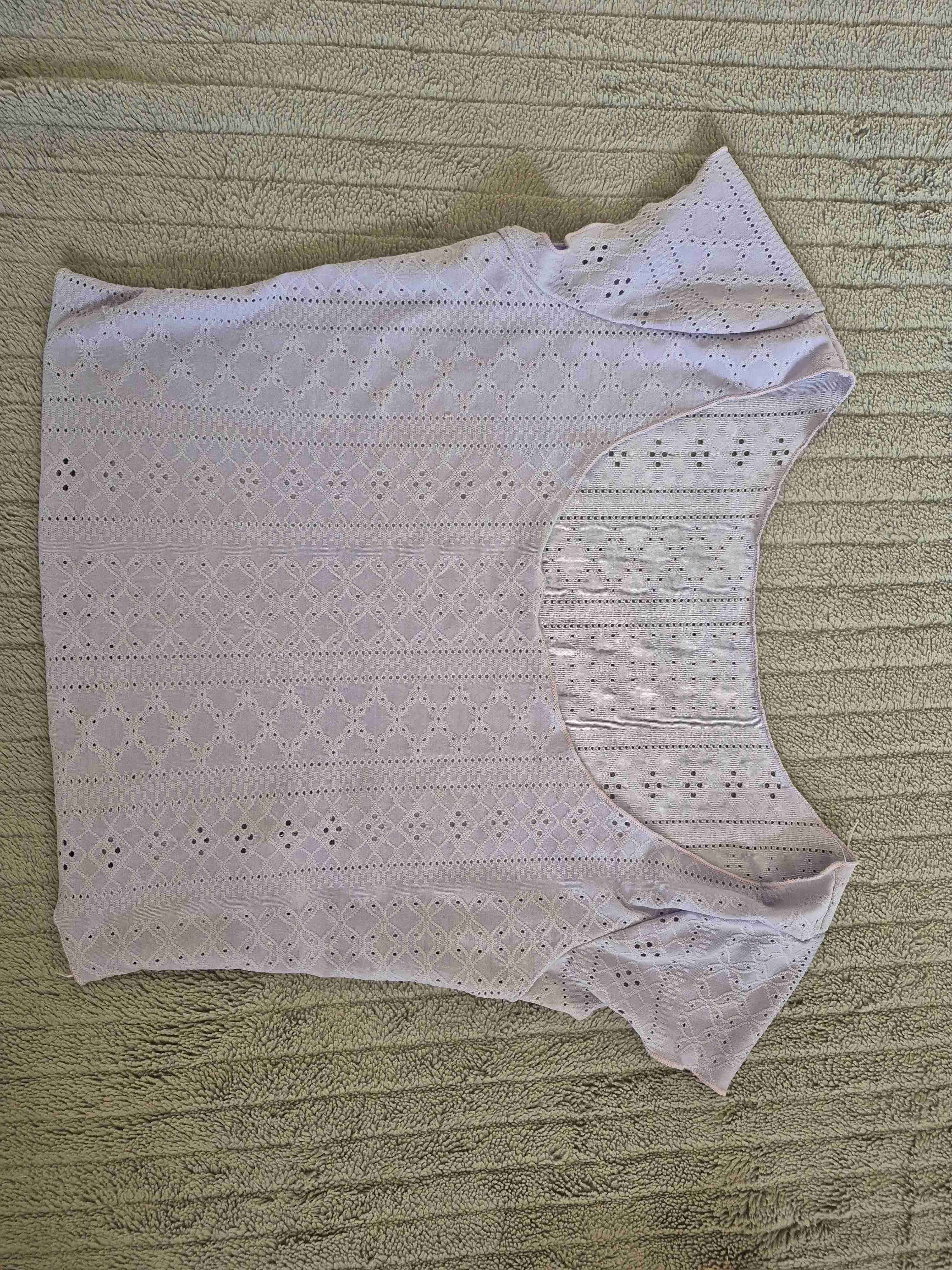 Blusa lila calada
