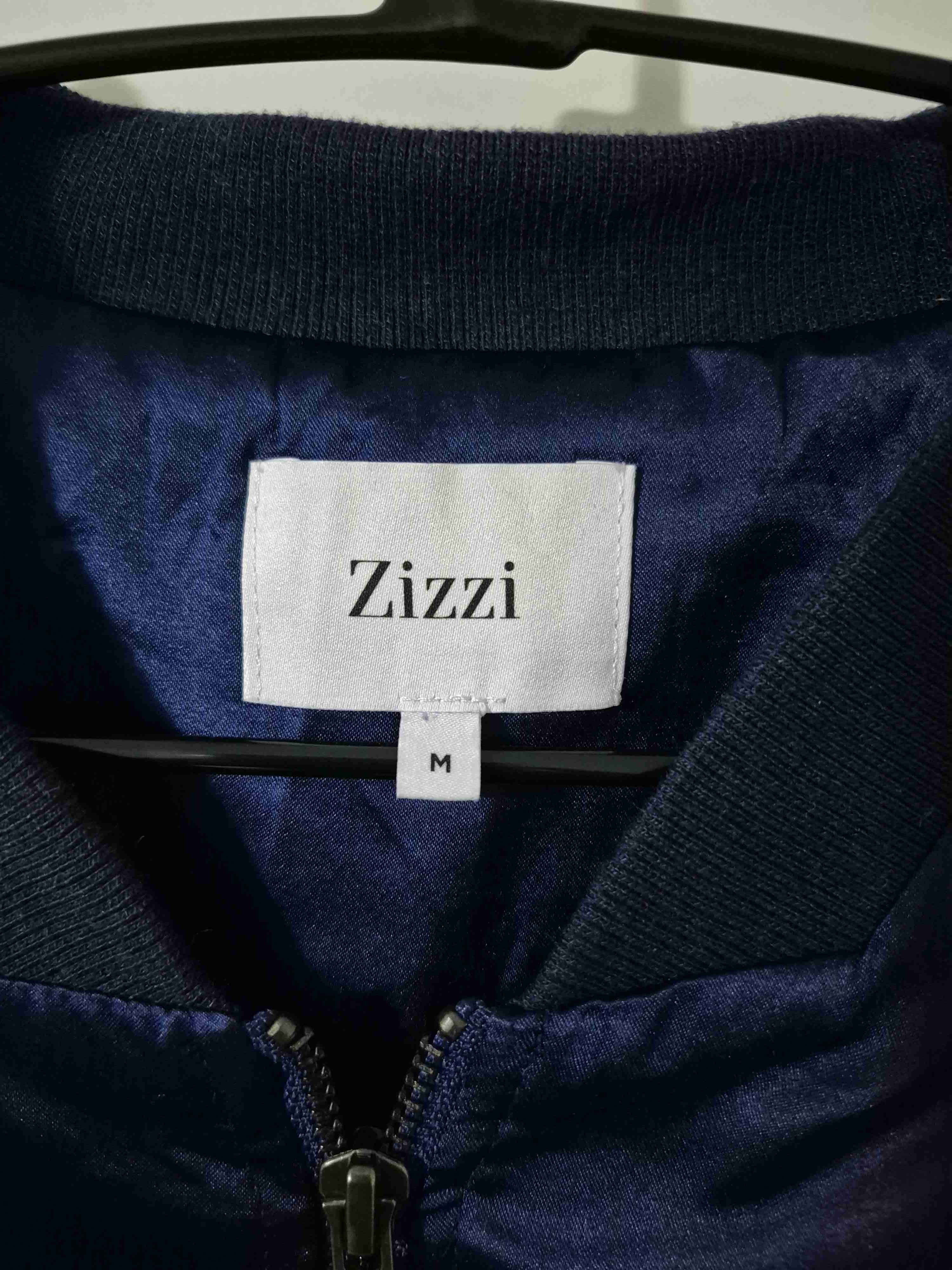 Chaqueta bomber azul con bordado - miniatura 3