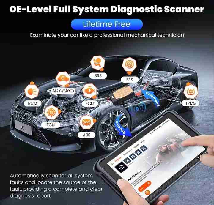Escáner Automotriz ThinkScan 689BT - miniatura 2