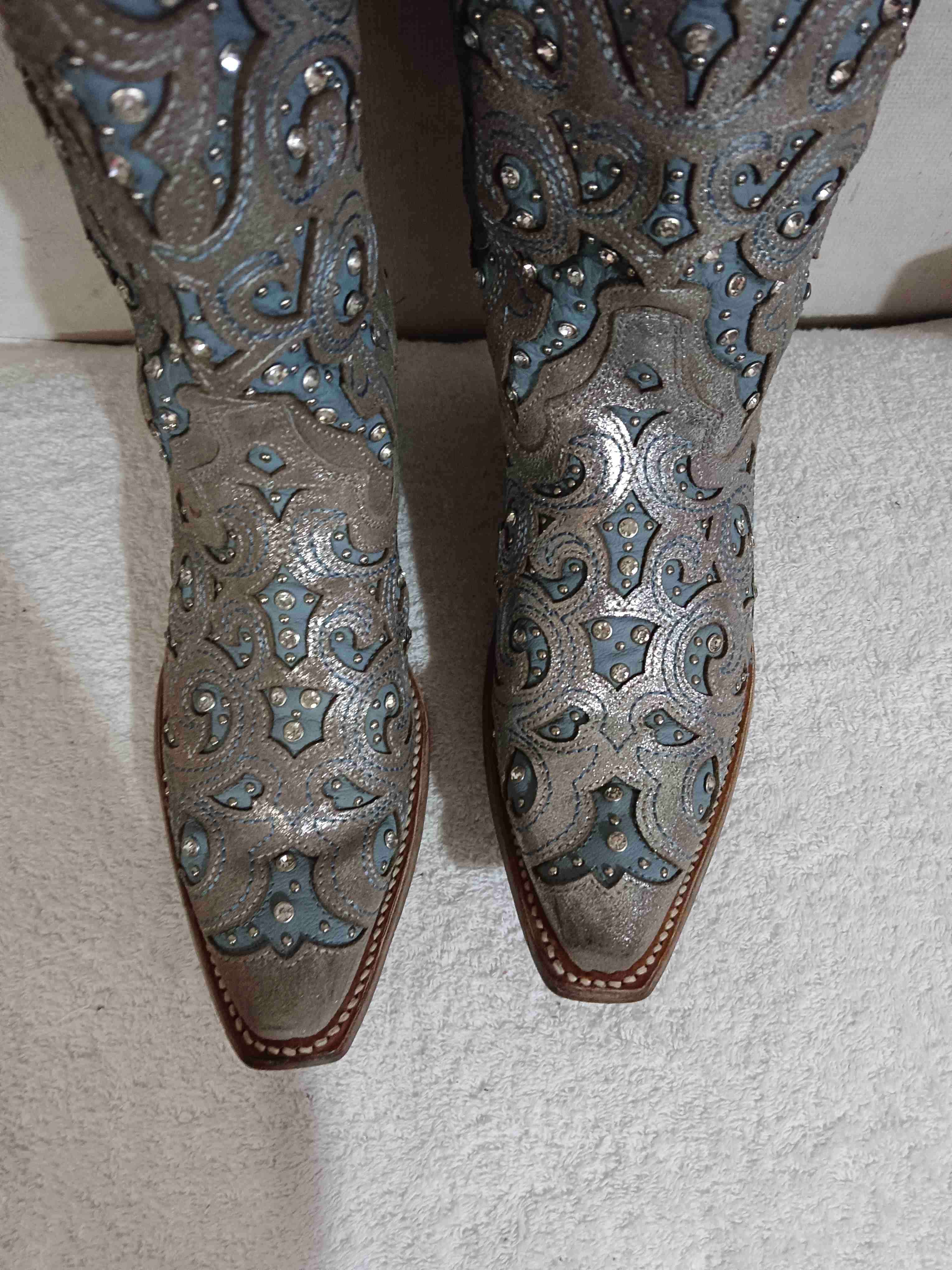 Botas vaqueras con diseño JB Dillon cuero - miniatura 2