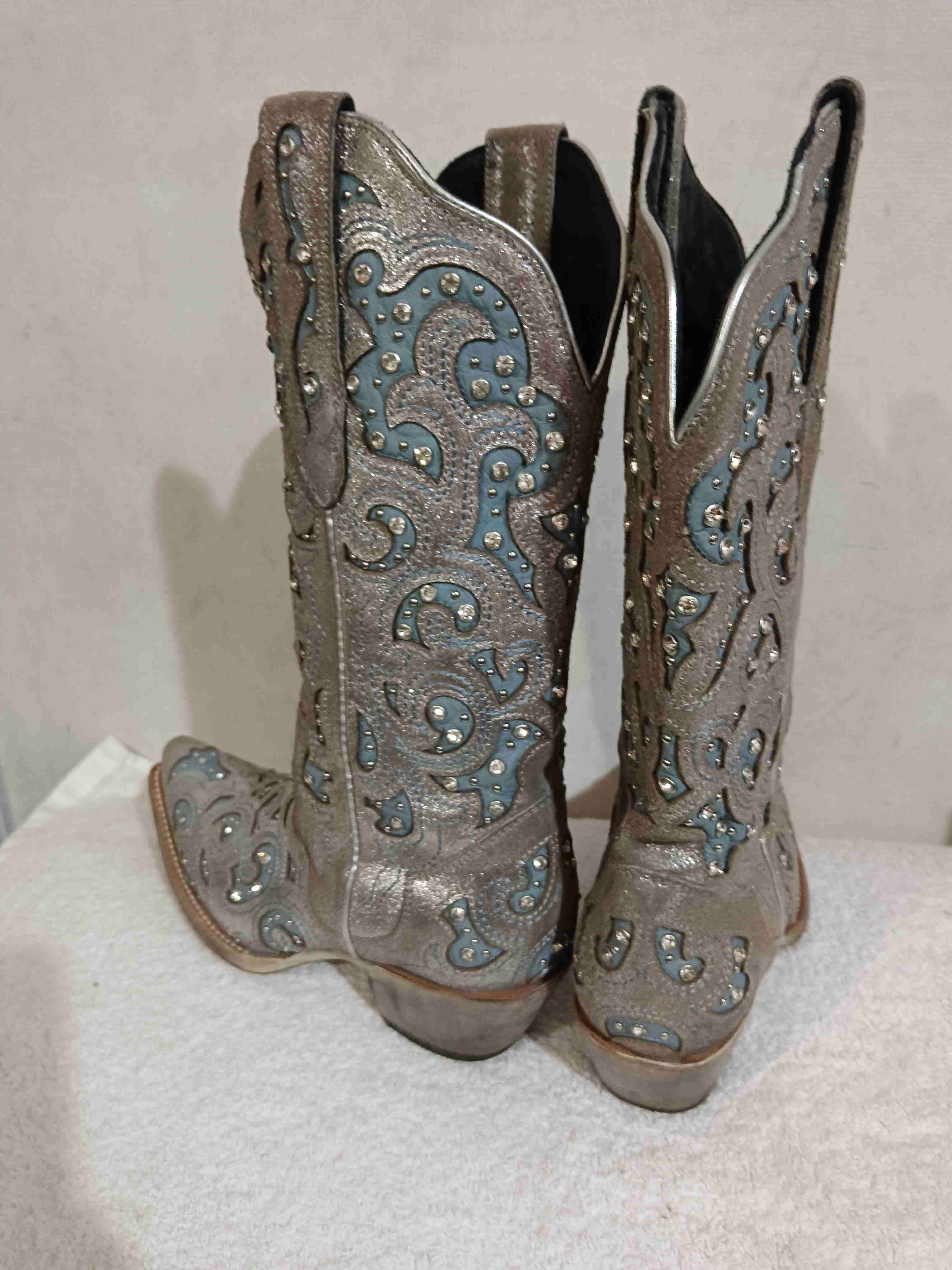 Botas vaqueras con diseño JB Dillon cuero - miniatura 3