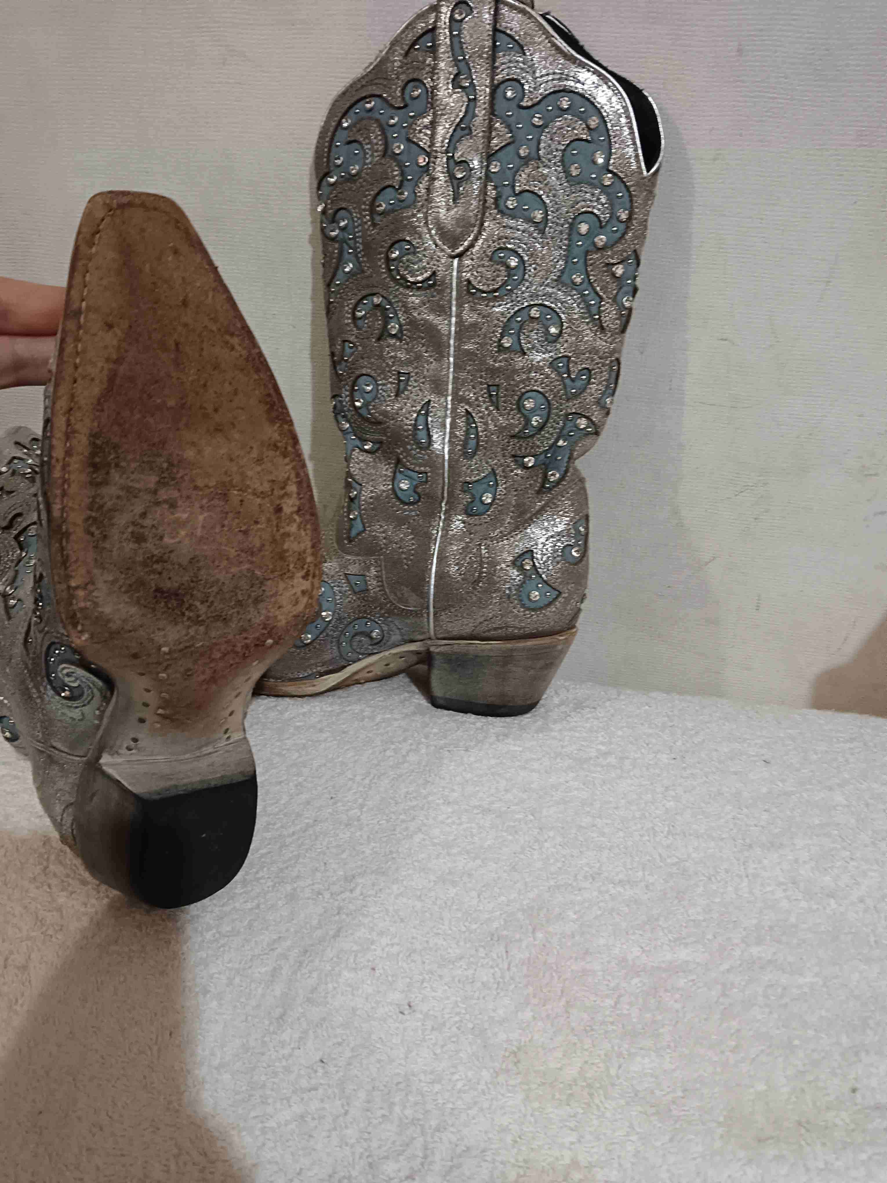 Botas vaqueras con diseño JB Dillon cuero - miniatura 4