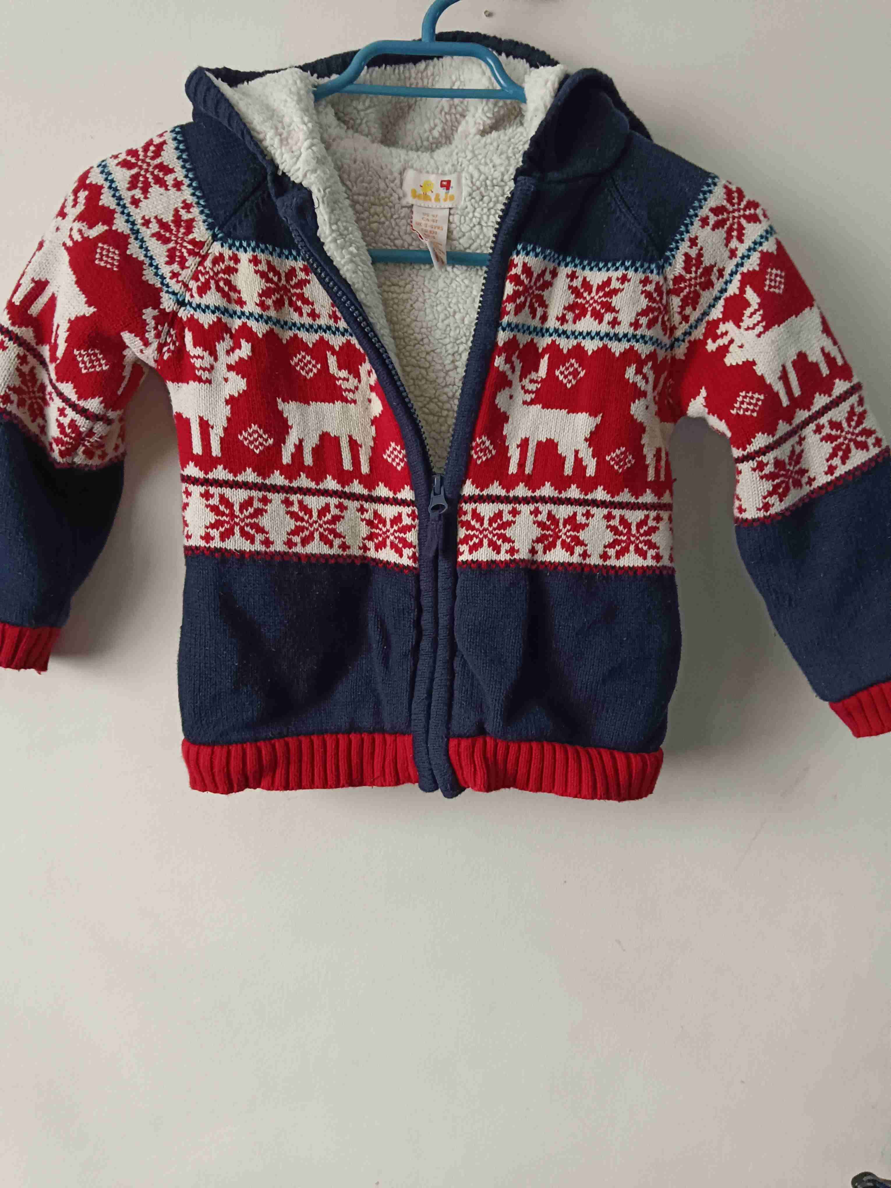 Chaleco de lana navideño talla 5 - miniatura 1