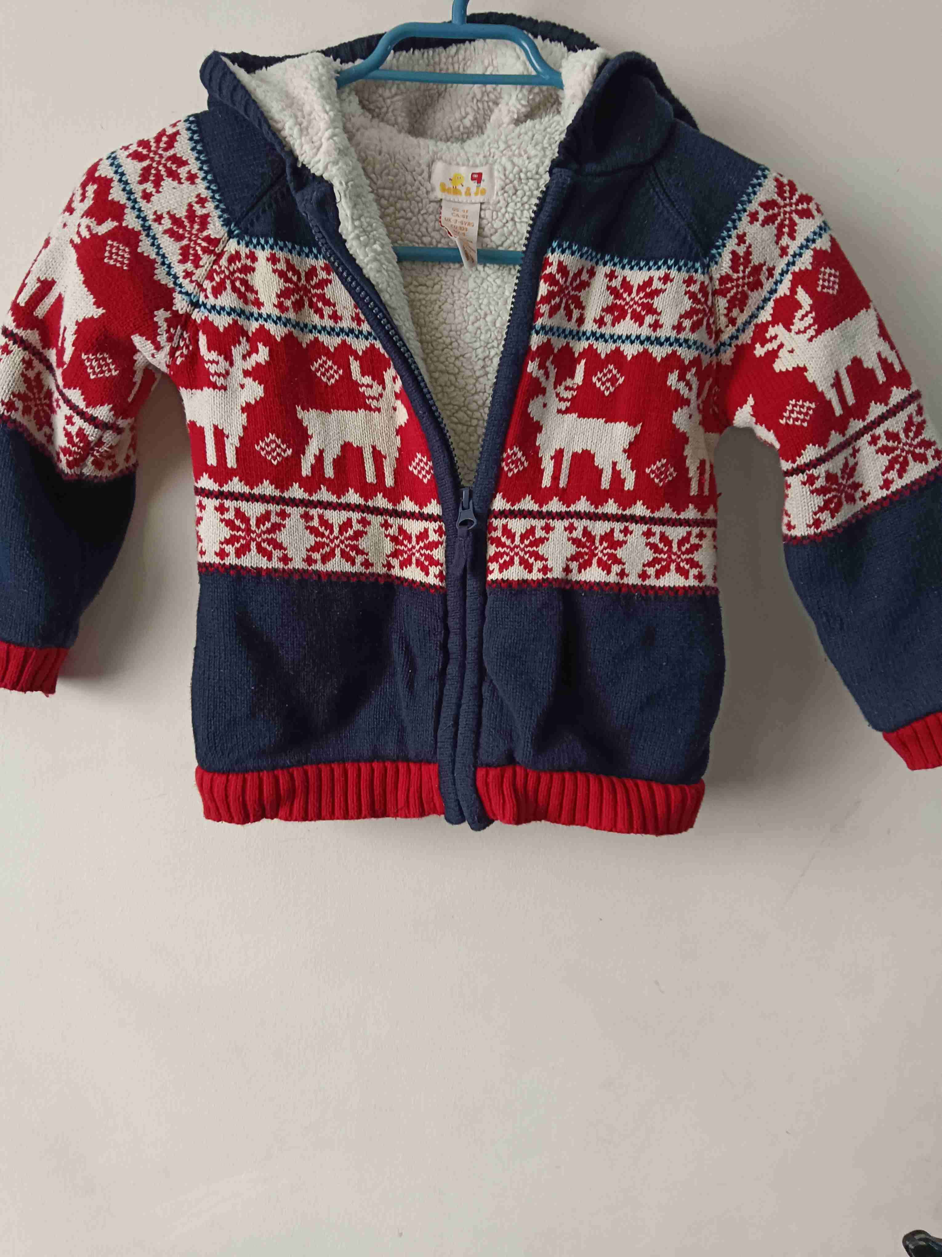 Chaleco de lana navideño talla 5 - miniatura 2
