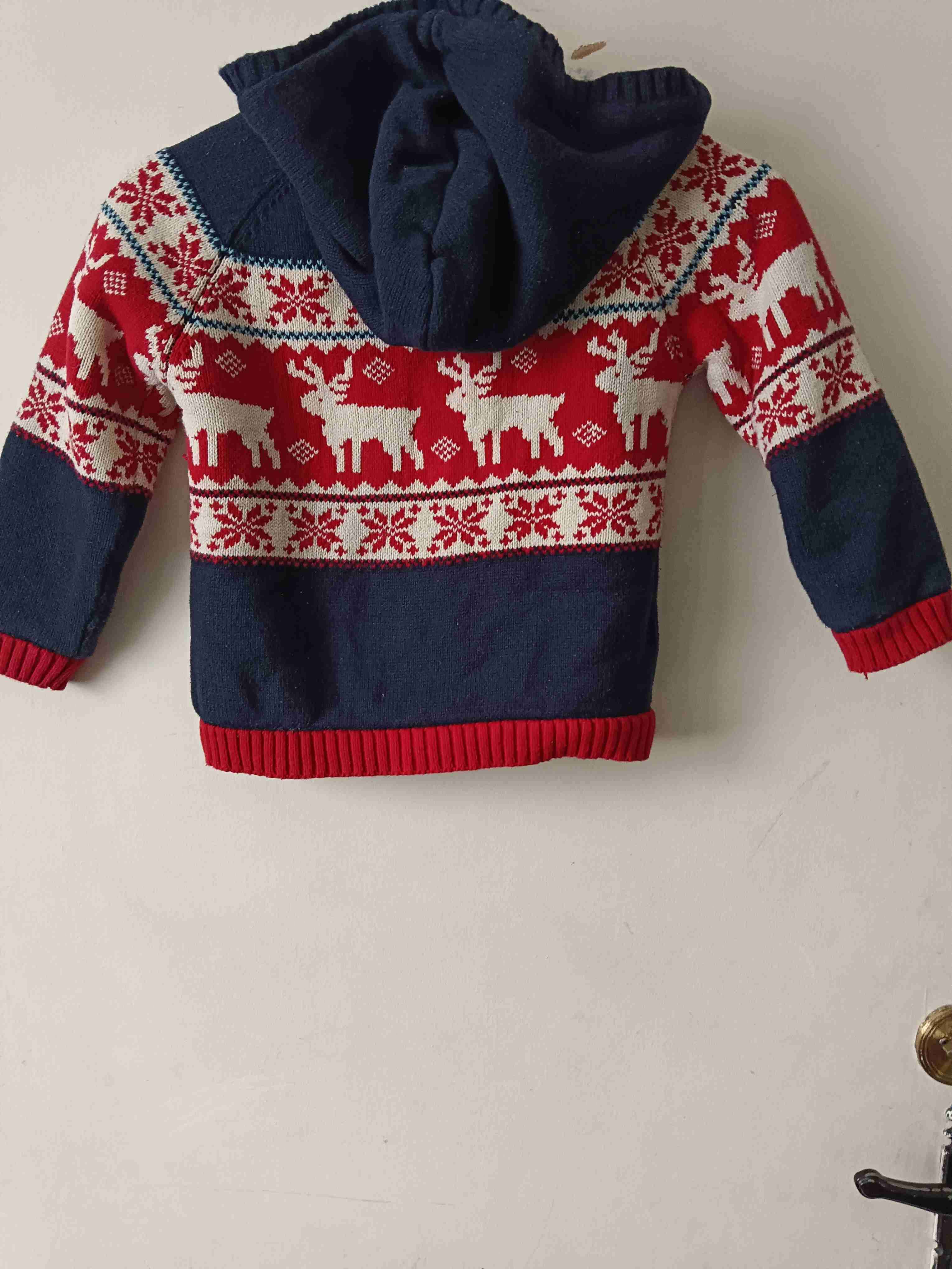 Chaleco de lana navideño talla 5 - miniatura 3