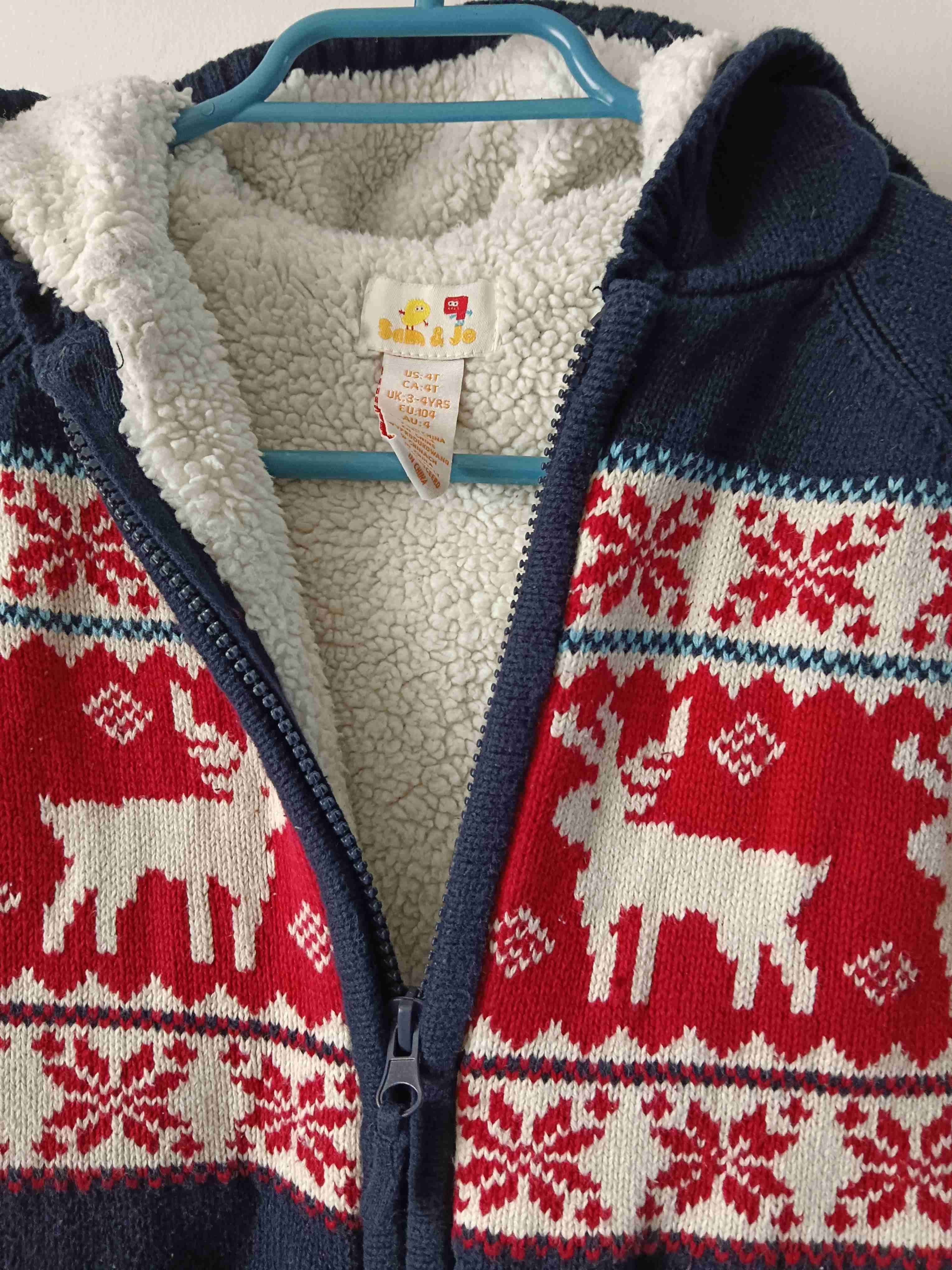 Chaleco de lana navideño talla 5 - miniatura 4