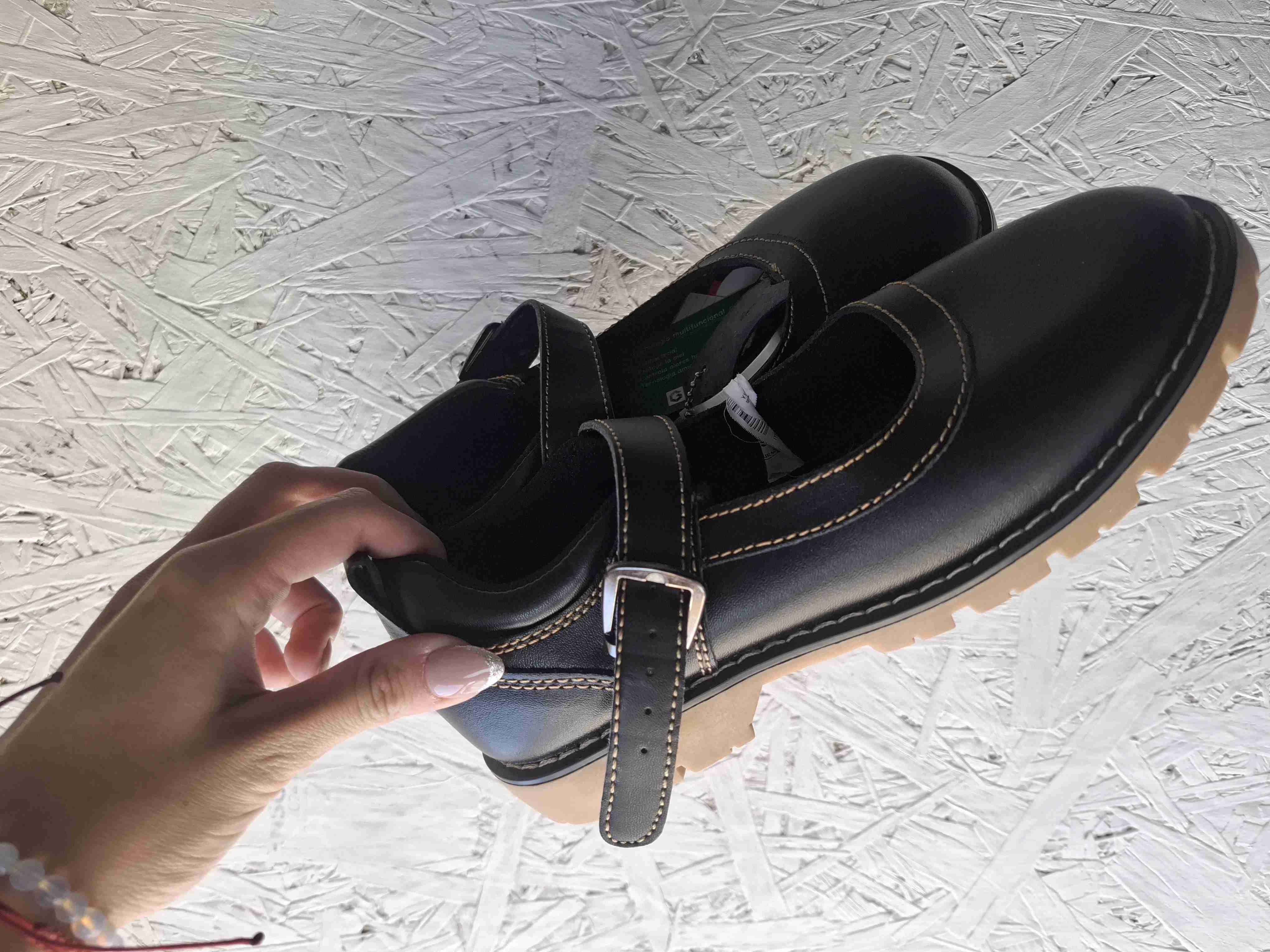 Zapatos escolares negros talla 36 - miniatura 2