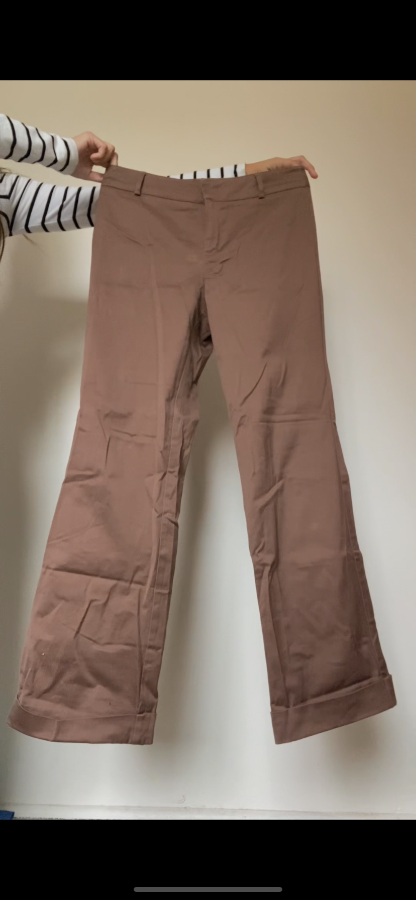Pantalones marrones de vestir - miniatura 1
