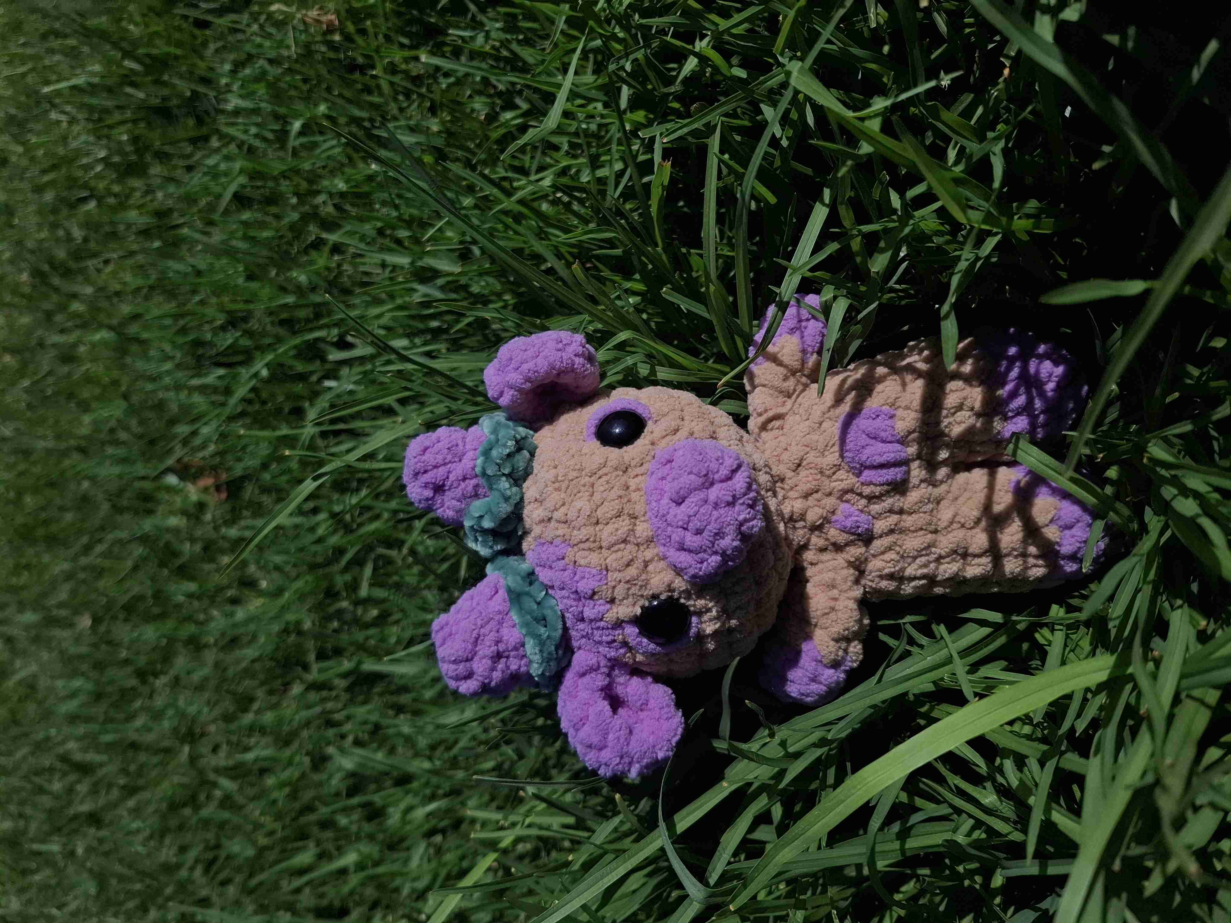 Amigurumi vaca morada - miniatura 2