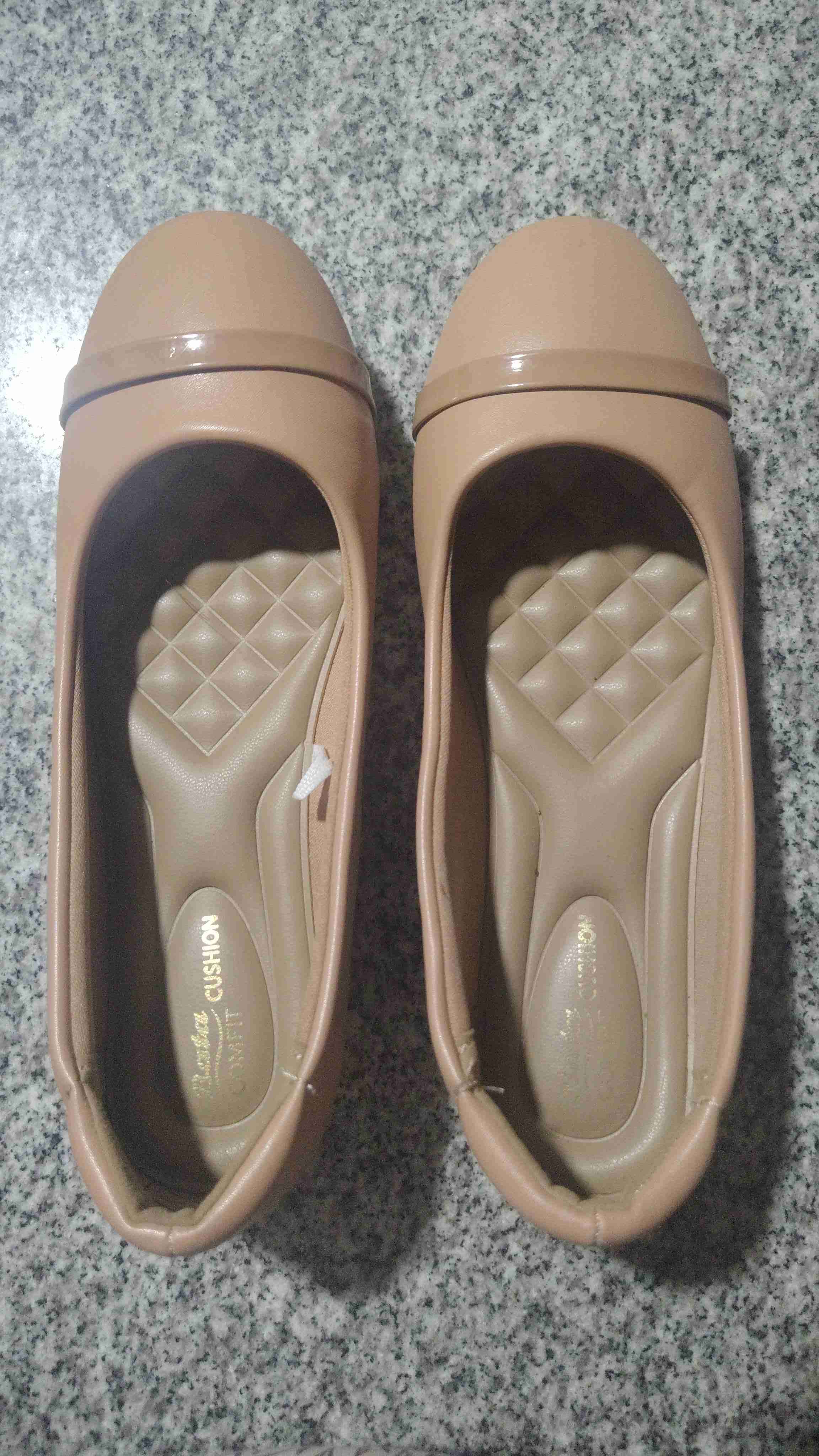 Bailarinas beige cómodas - miniatura 1