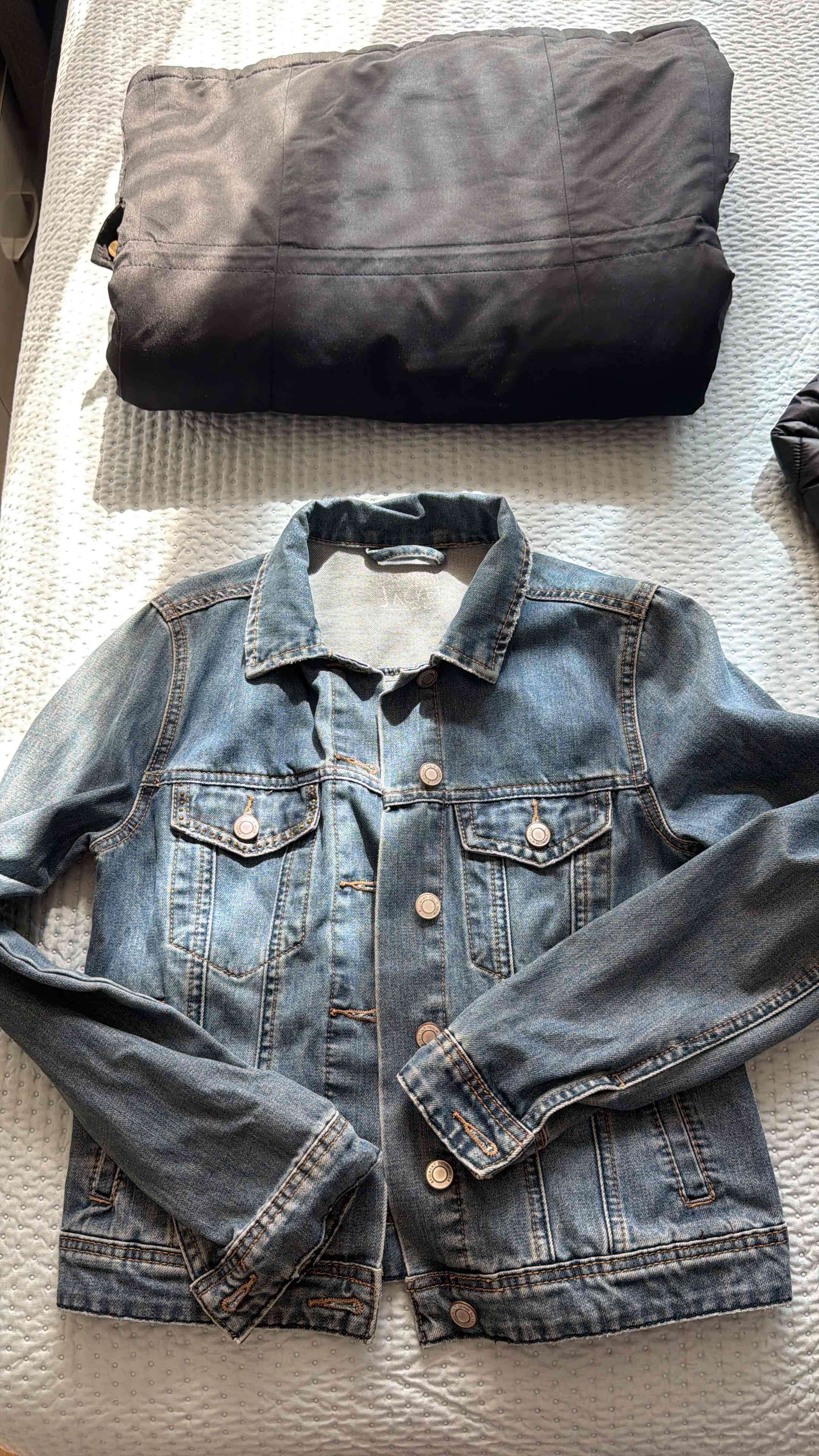 Chaqueta de mezclilla azul