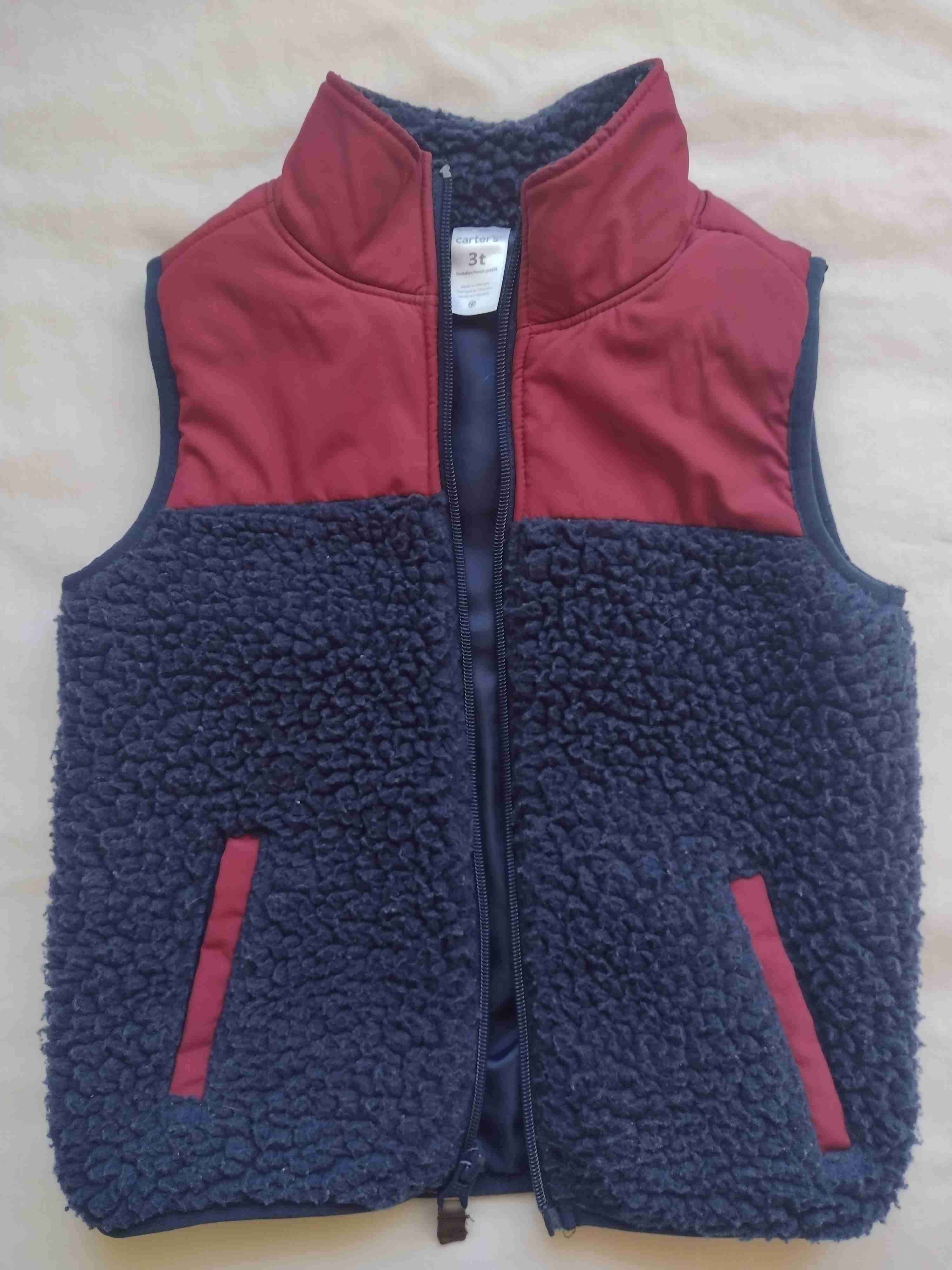 Chaqueta sin mangas niño polar