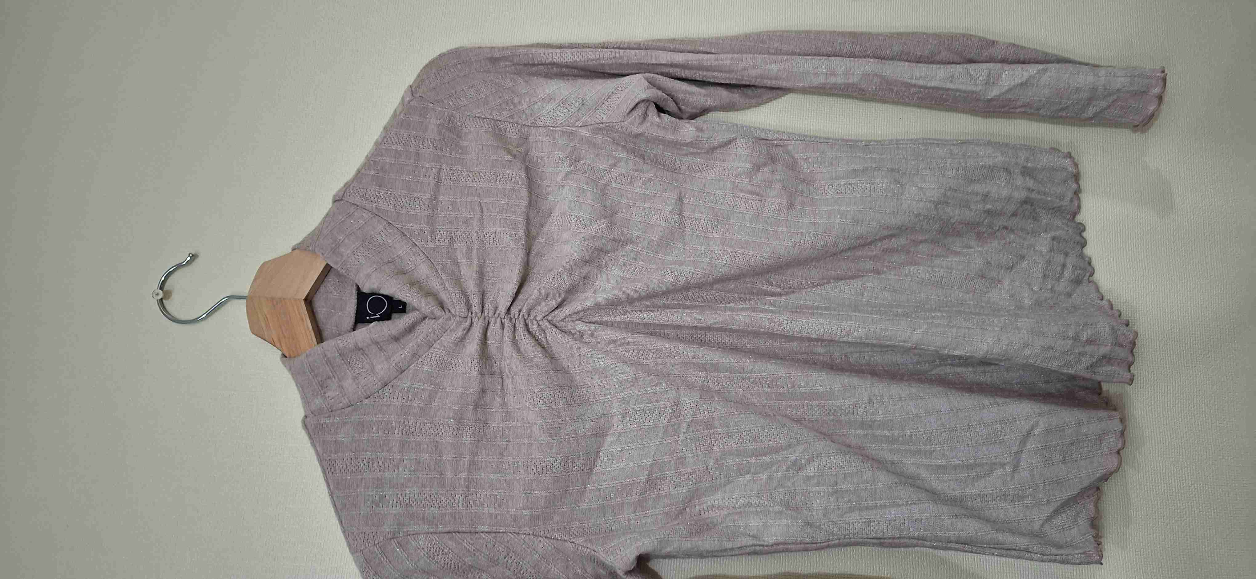 Polera beigede manga larga - miniatura 2