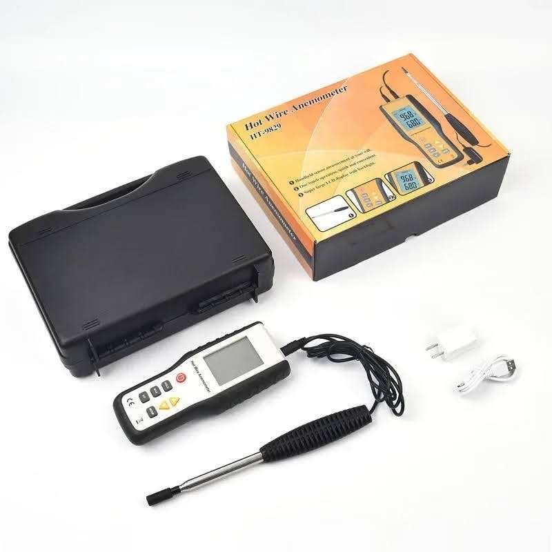 Termo-Anemómetro Digital HTI HT-9829 Sonda Térmica - miniatura 6