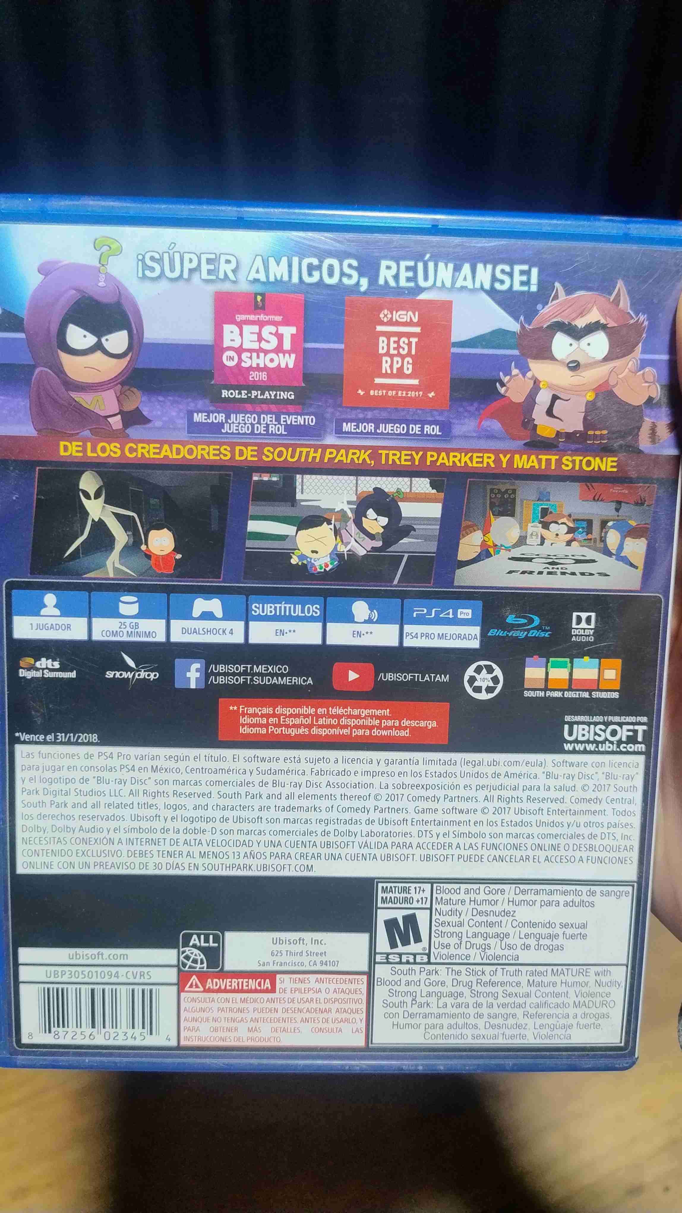 Juego PS4 South Park Retaguardia - miniatura 3