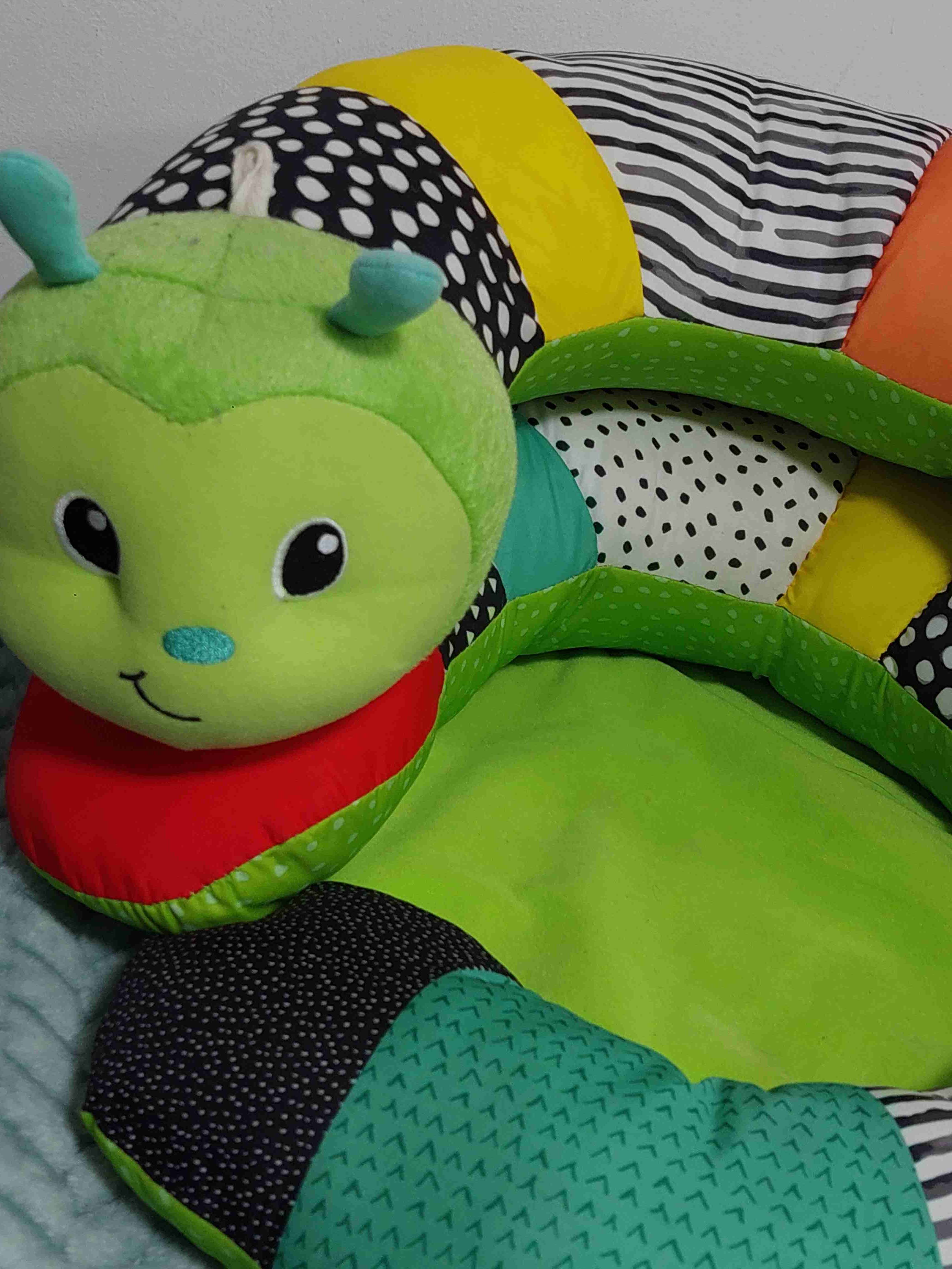 Cojín oruga infantil multicolor - miniatura 4