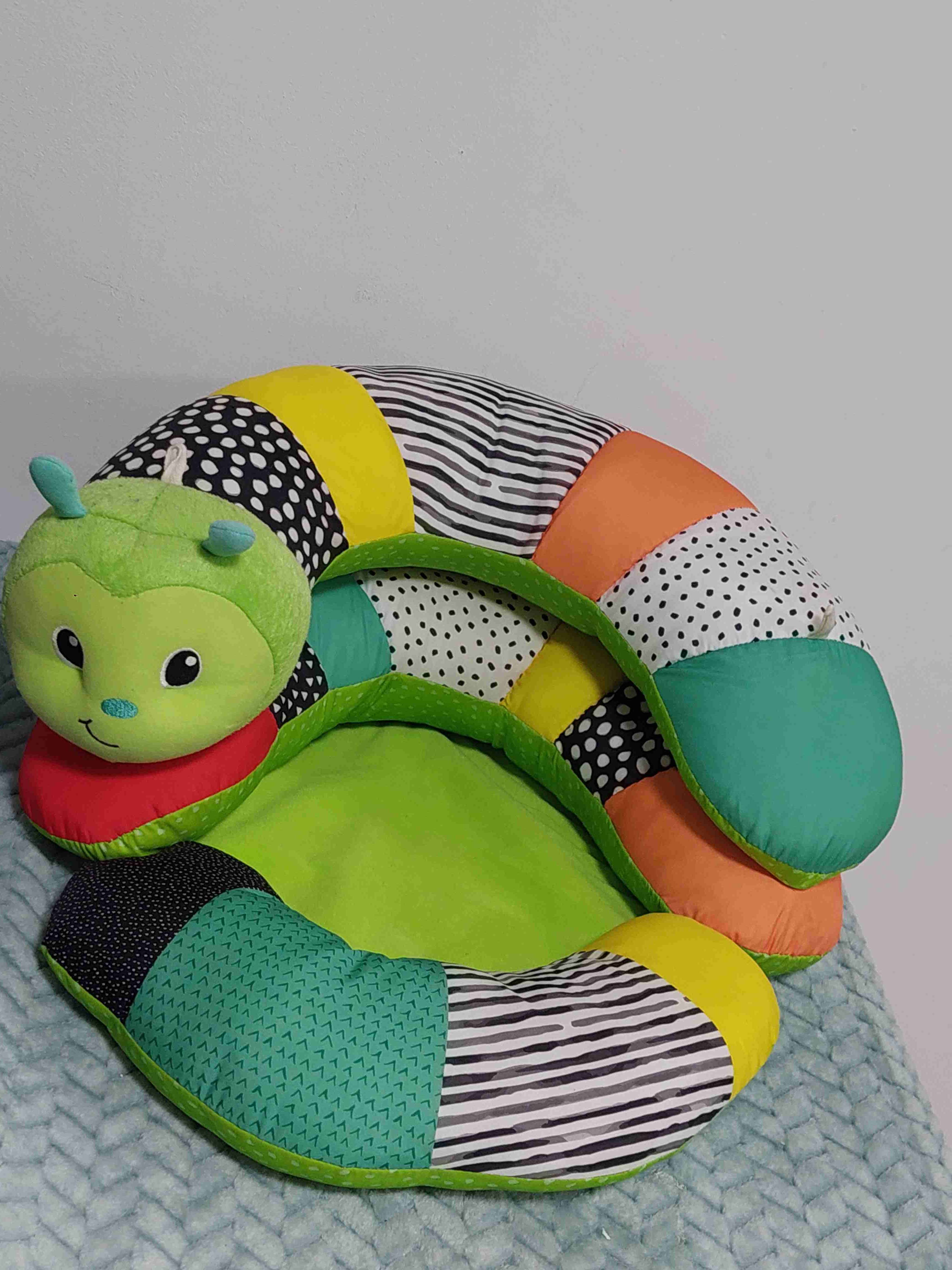Cojín oruga infantil multicolor - miniatura 5