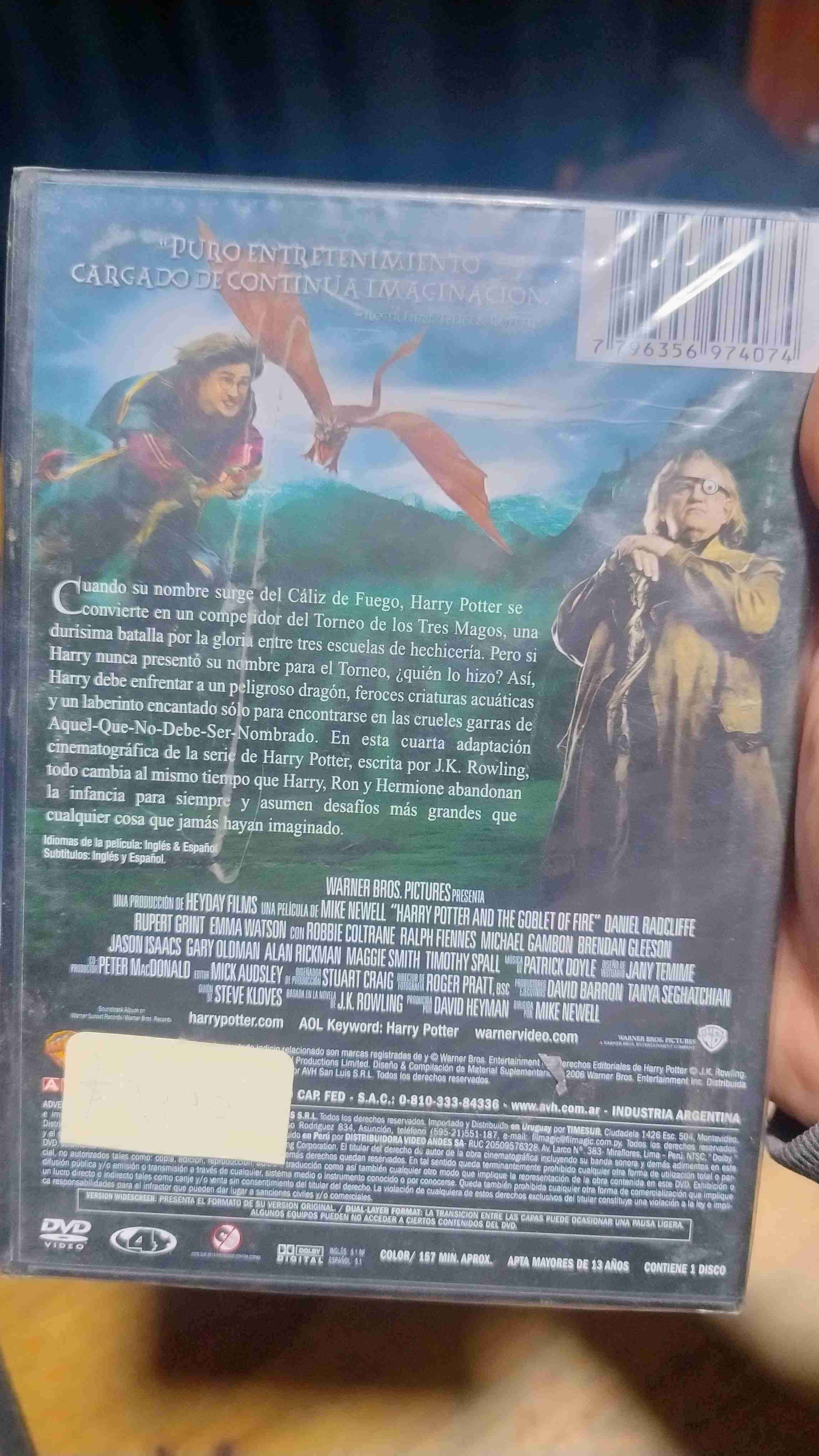 DVD Harry Potter y el Cáliz de Fuego - miniatura 2