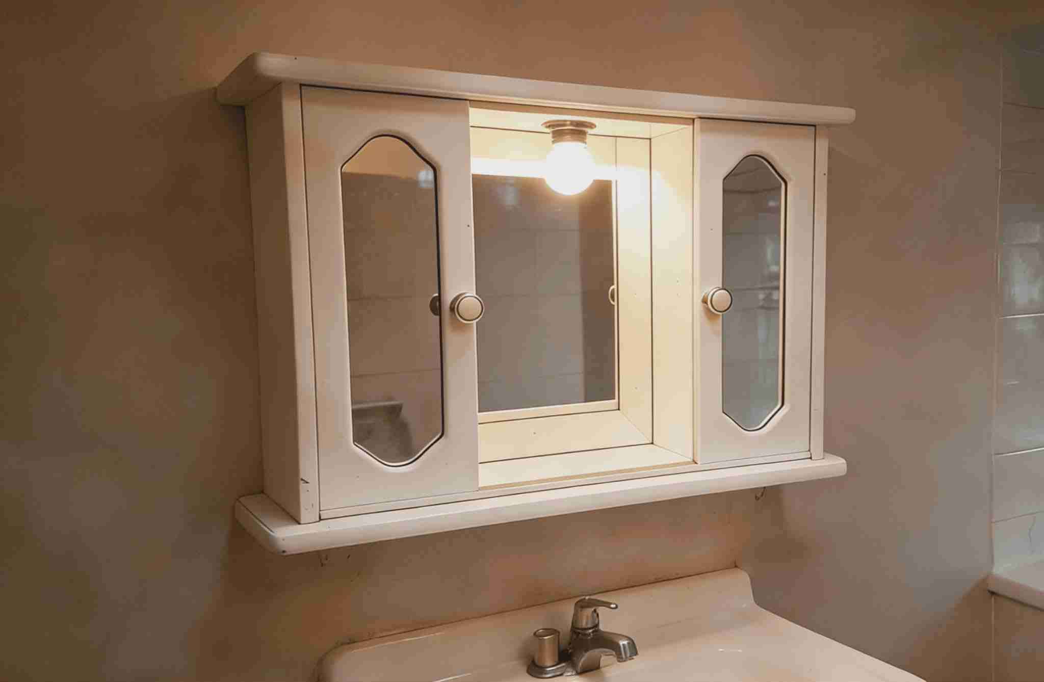 Gabinete de baño con espejo. NO SE HACEN ENVÍOS - miniatura 2