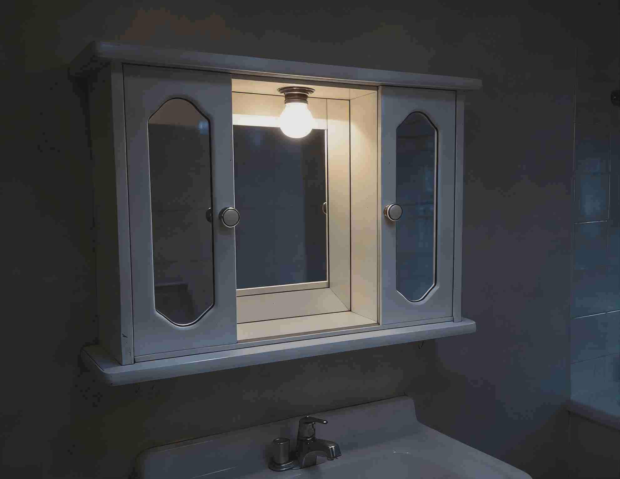Gabinete de baño con espejo. NO SE HACEN ENVÍOS - miniatura 6