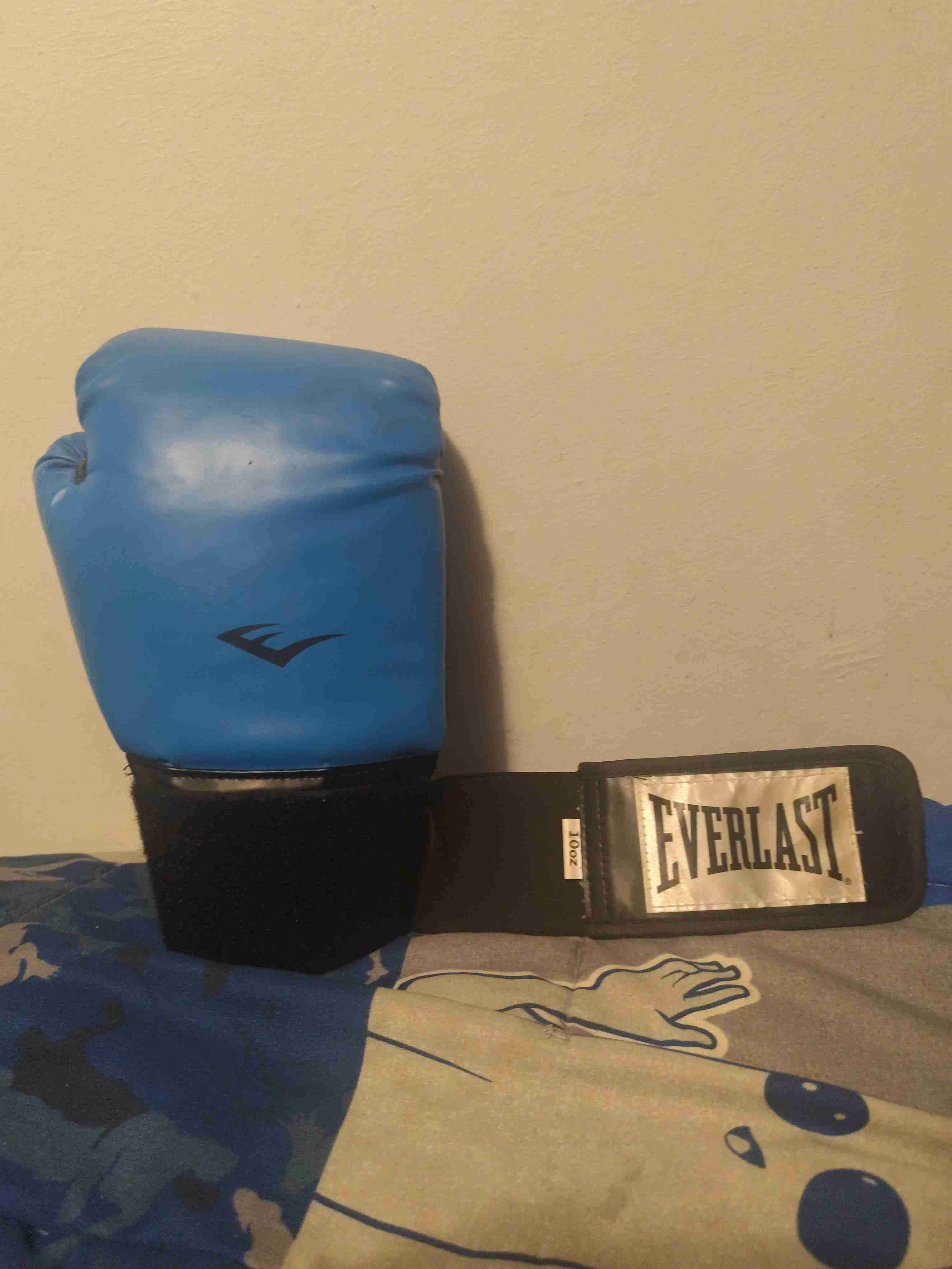 Guantes de boxeo azules Everlast - miniatura 3