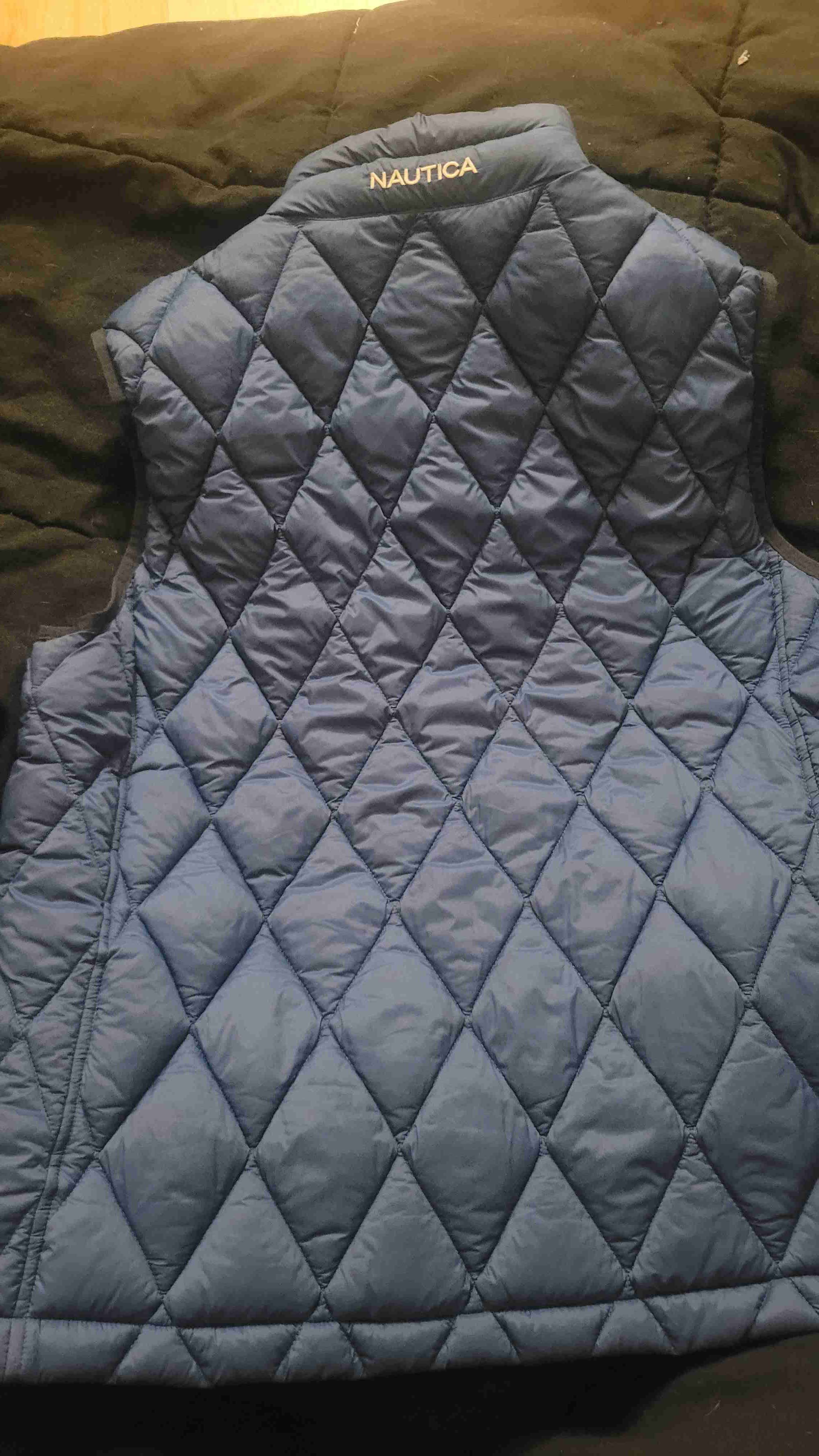 Parka acolchada azul sin mangas marca Nautica - miniatura 2