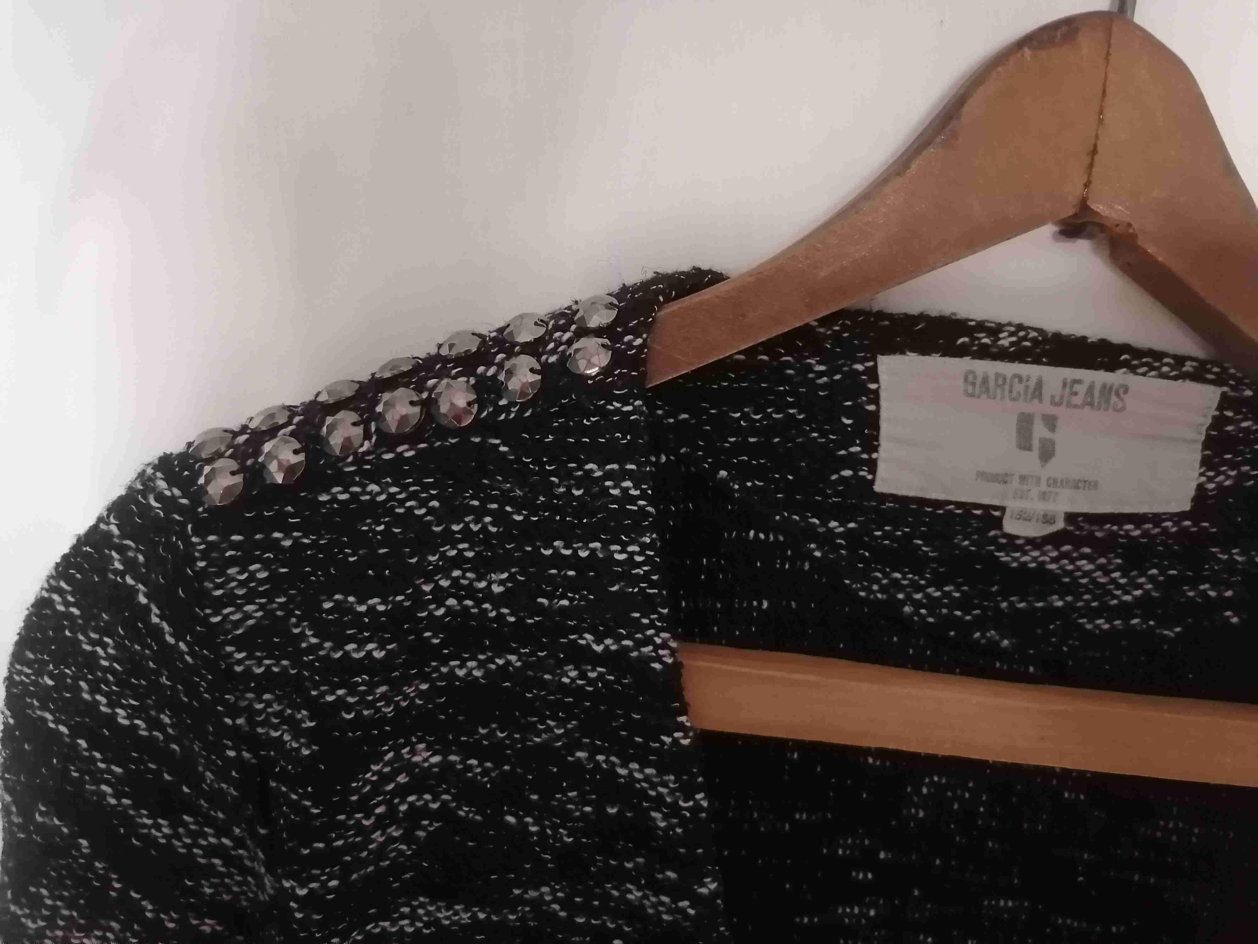 Cardigan oscuro tejido - miniatura 2