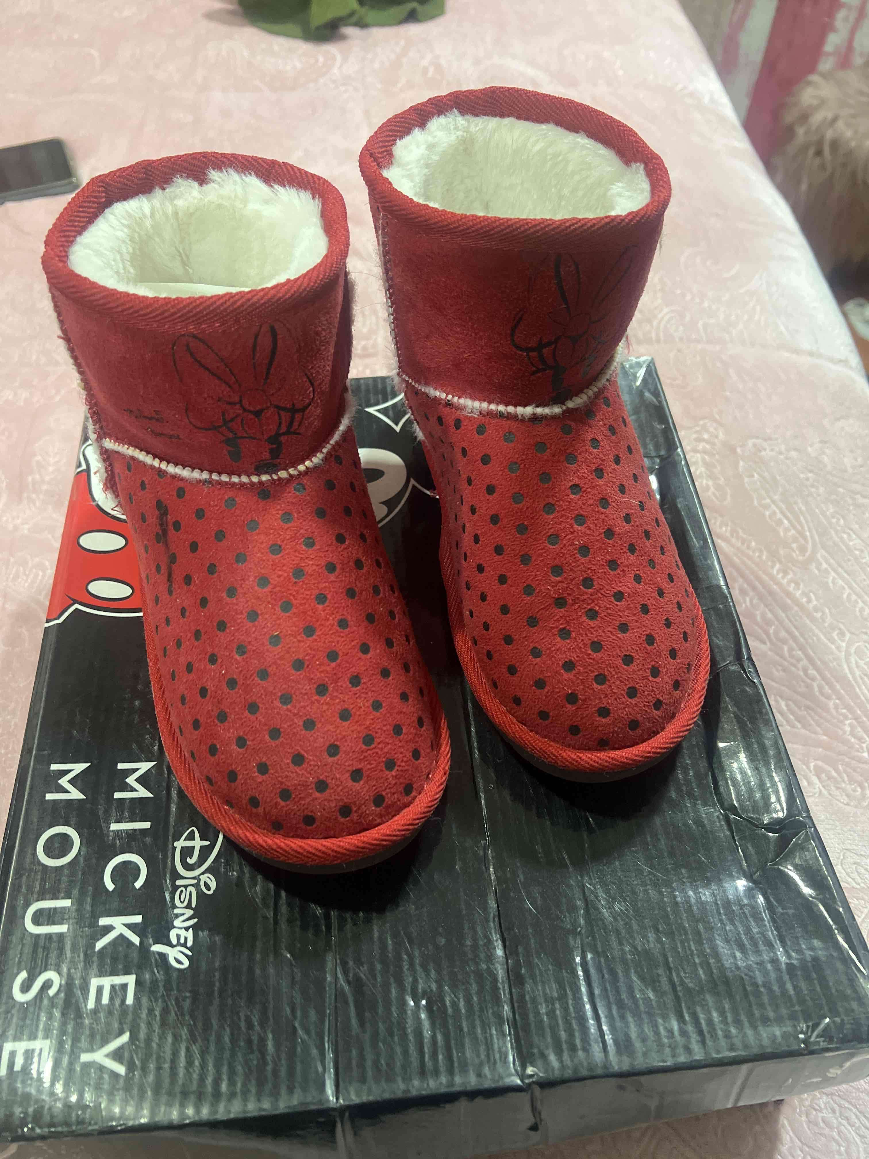 Botines rojos Disney Talla Infantil - miniatura 1