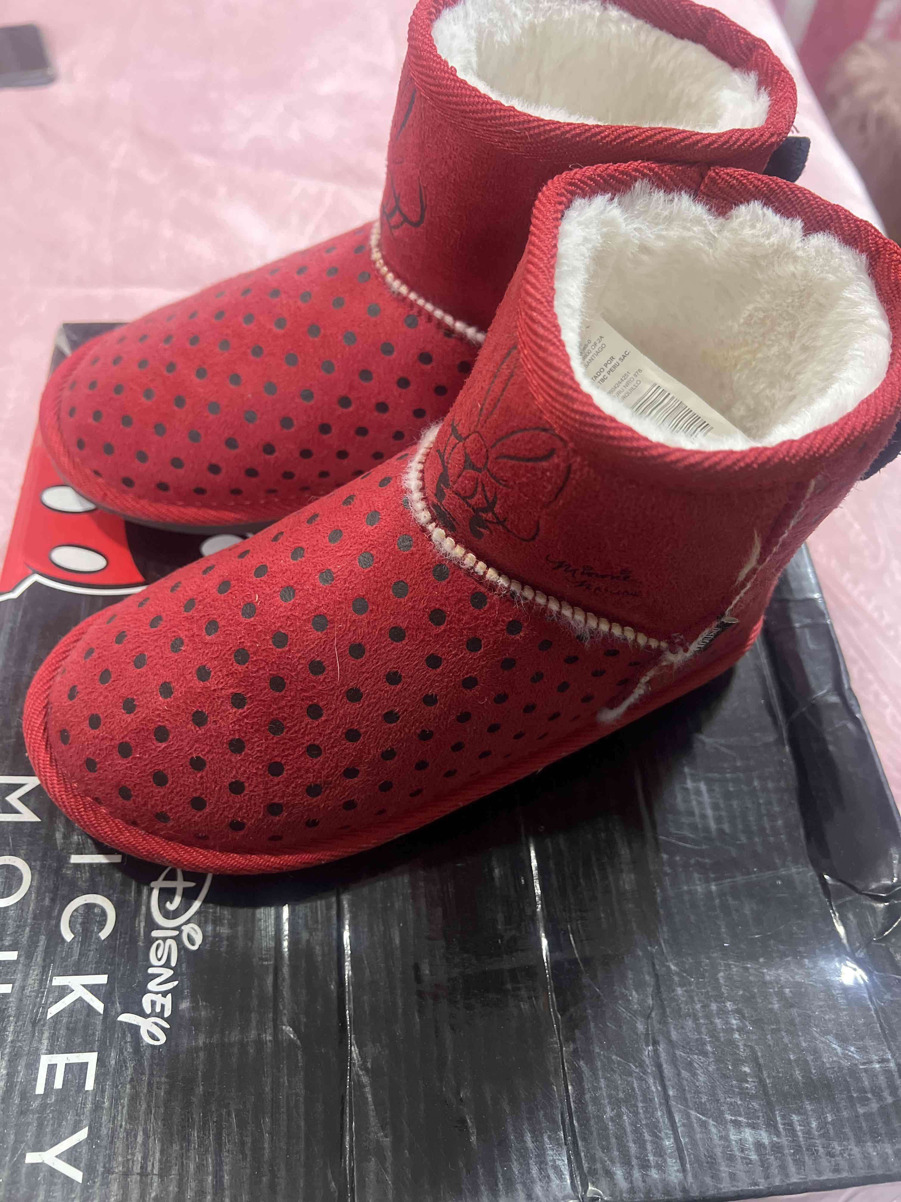 Botines rojos Disney Talla Infantil - miniatura 2