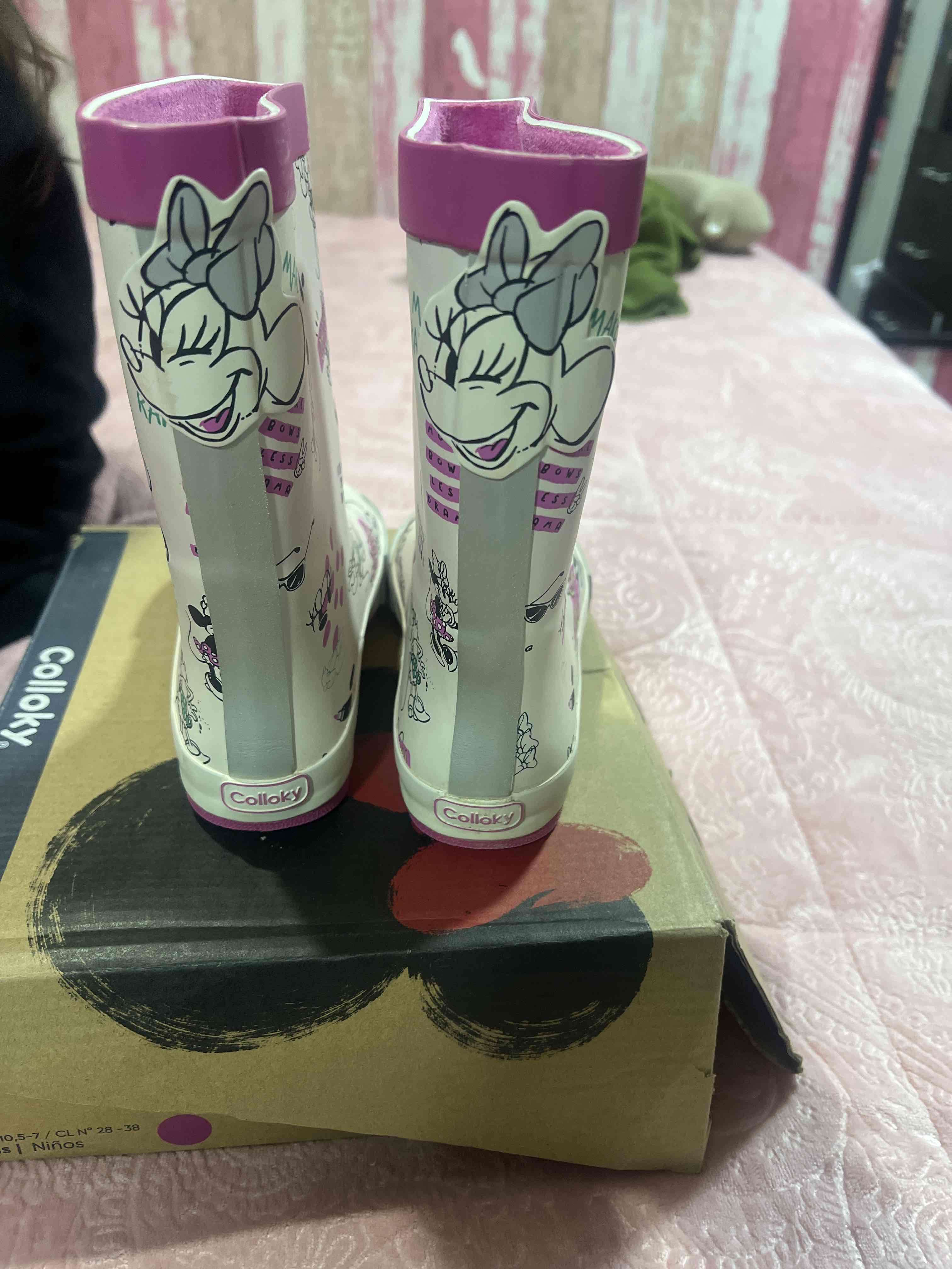 Botas de lluvia infantiles Minnie - miniatura 4